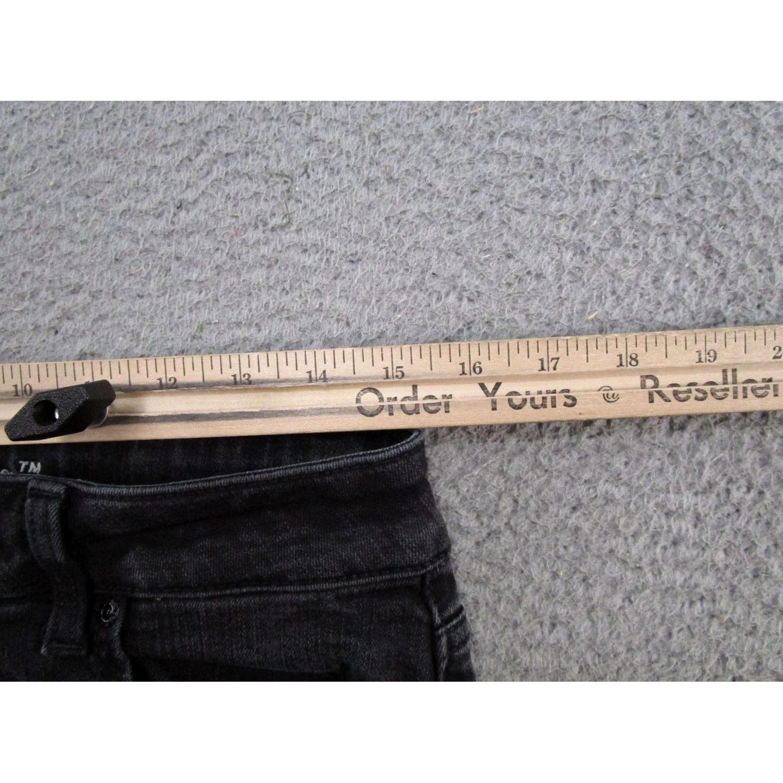 Vintage Maurices Jeans Bootcut Denim Stretch Black Mid Rise Womens Size 10 Reg Jeans Size 32" / US 10 / IT 46 - 6 Thumbnail