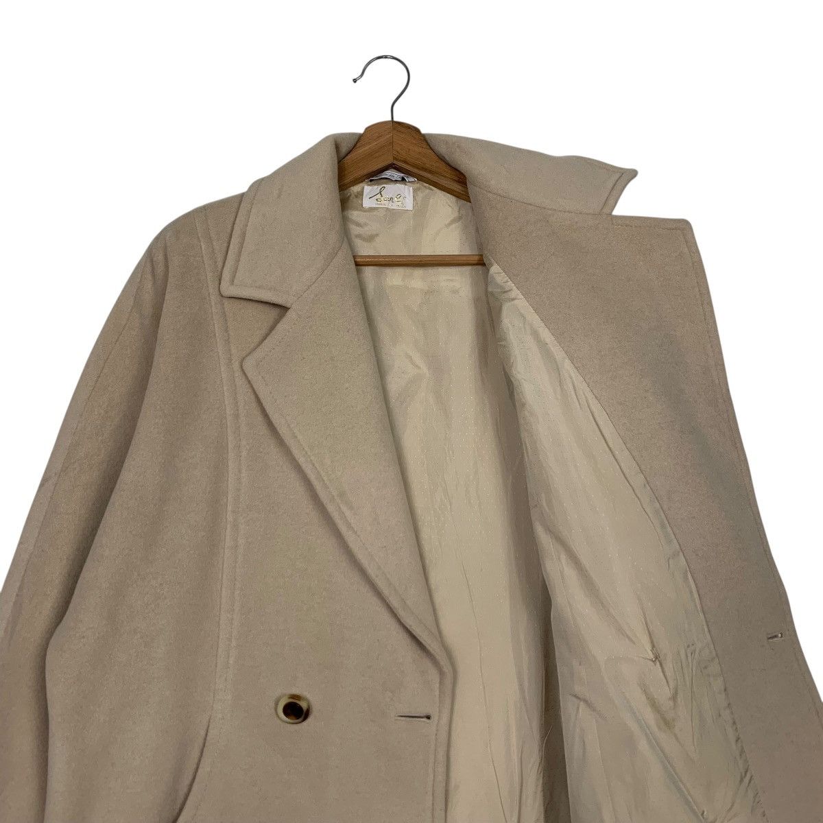 Other Vintage JENNI Double Breast Wool Blend Coat #2926-C132 Size L / US 10 / IT 46 - 10 Thumbnail
