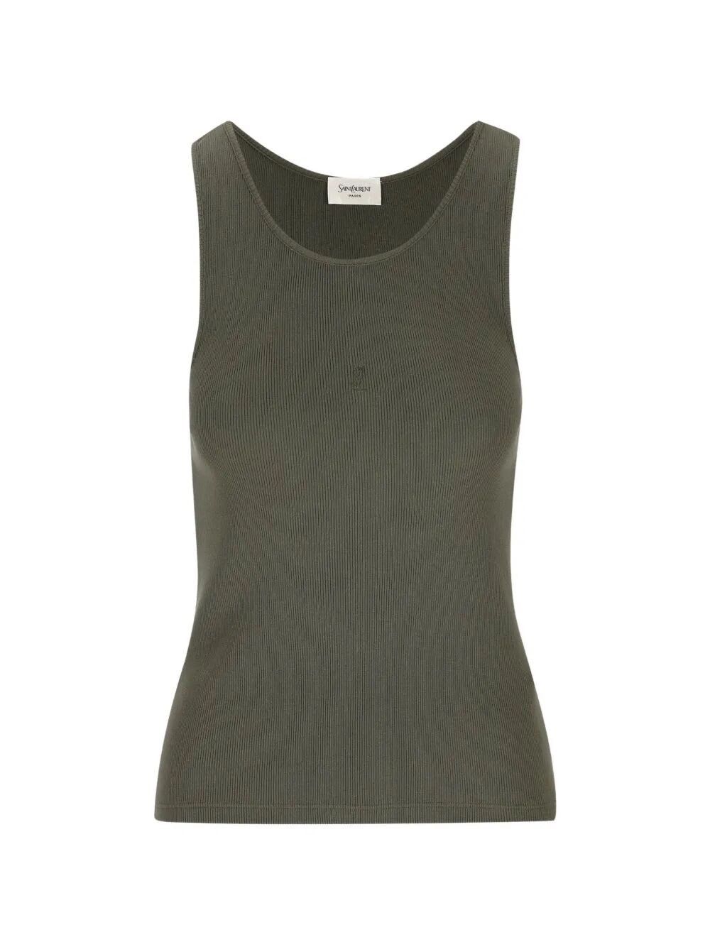 Saint Laurent Paris Embroidered Tank Top Size L / US 10 / IT 46 - 1 Thumbnail