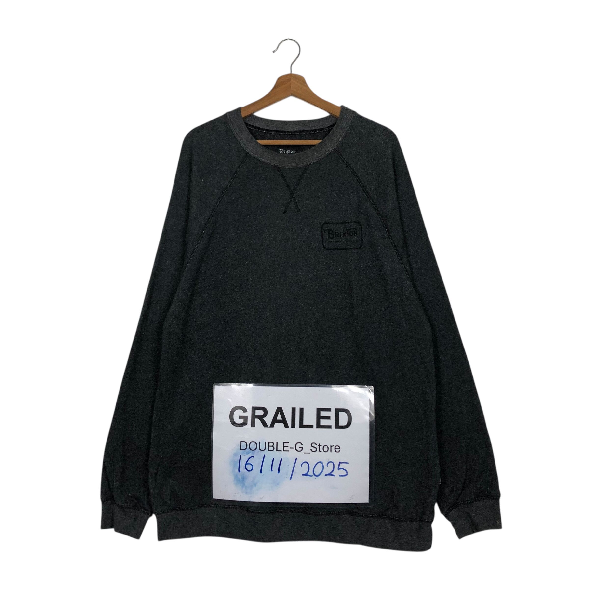 Japanese Brand 📌Vintage Sweatshirt Brixton Box Logo Issey Miyake Size US XL / EU 56 / 4 - 1 Thumbnail