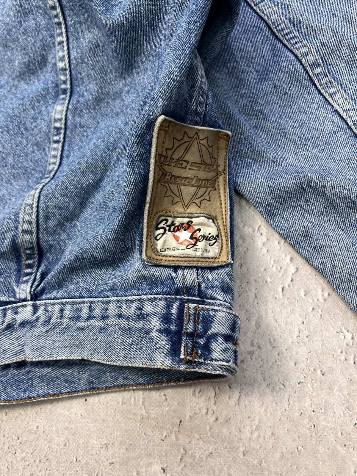 Vintage Y2k 00s Archive Diesel Trucker Jacket Denim Jeans
