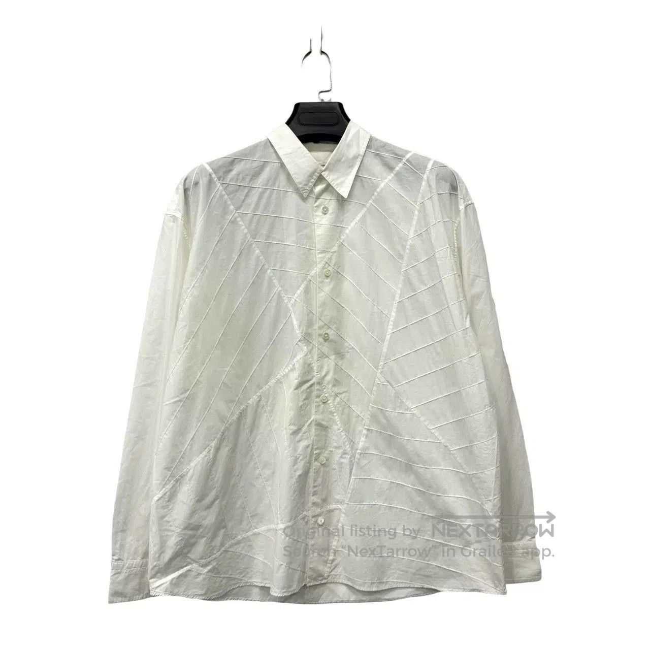 Hermes Hermes White Striped Shirt Size 41. Size US M / EU 48-50 / 2 - 1 Thumbnail