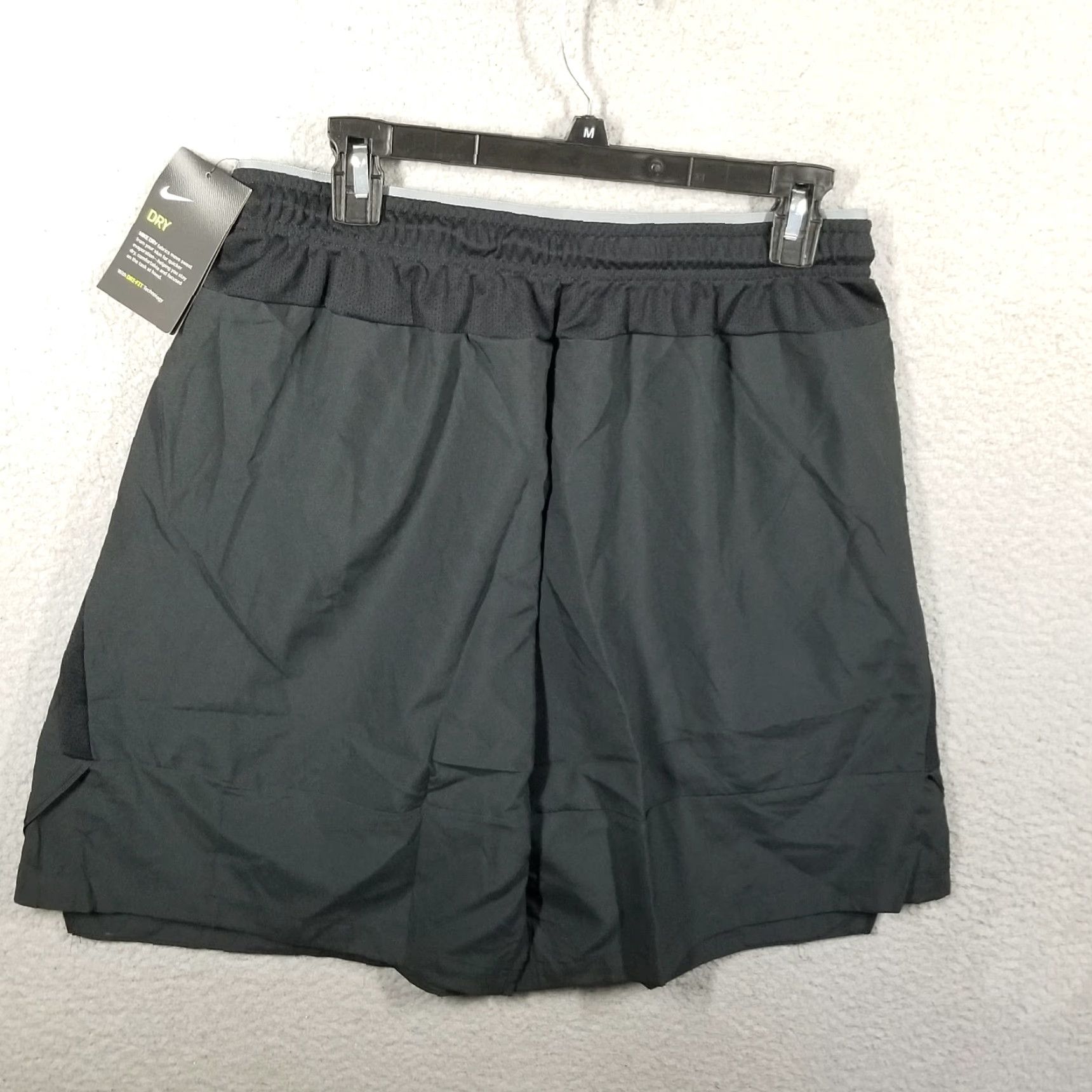 Nike NIKE Stock Woven Dry Untouchable Shorts Adult Large Black Football Pockets Mens Size US 33 - 2 Thumbnail
