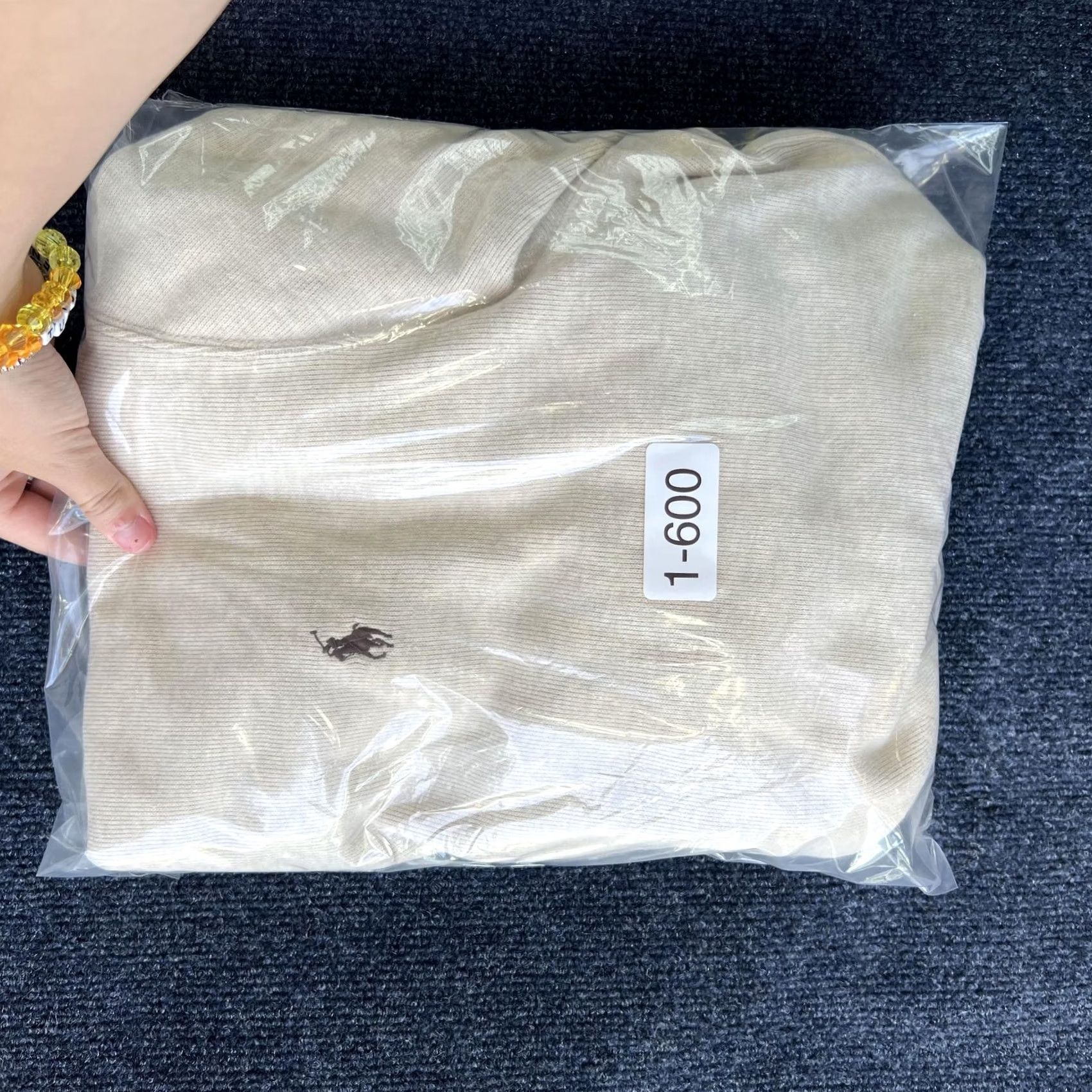 Polo Ralph Lauren Polo Ralph Lauren Pullover Sweater Mens 2XL Beige Quarter Zip Pony Logo Cotton Pullover Knit Mock Neck Size US XXL / EU 58 / 5 - 7 Thumbnail