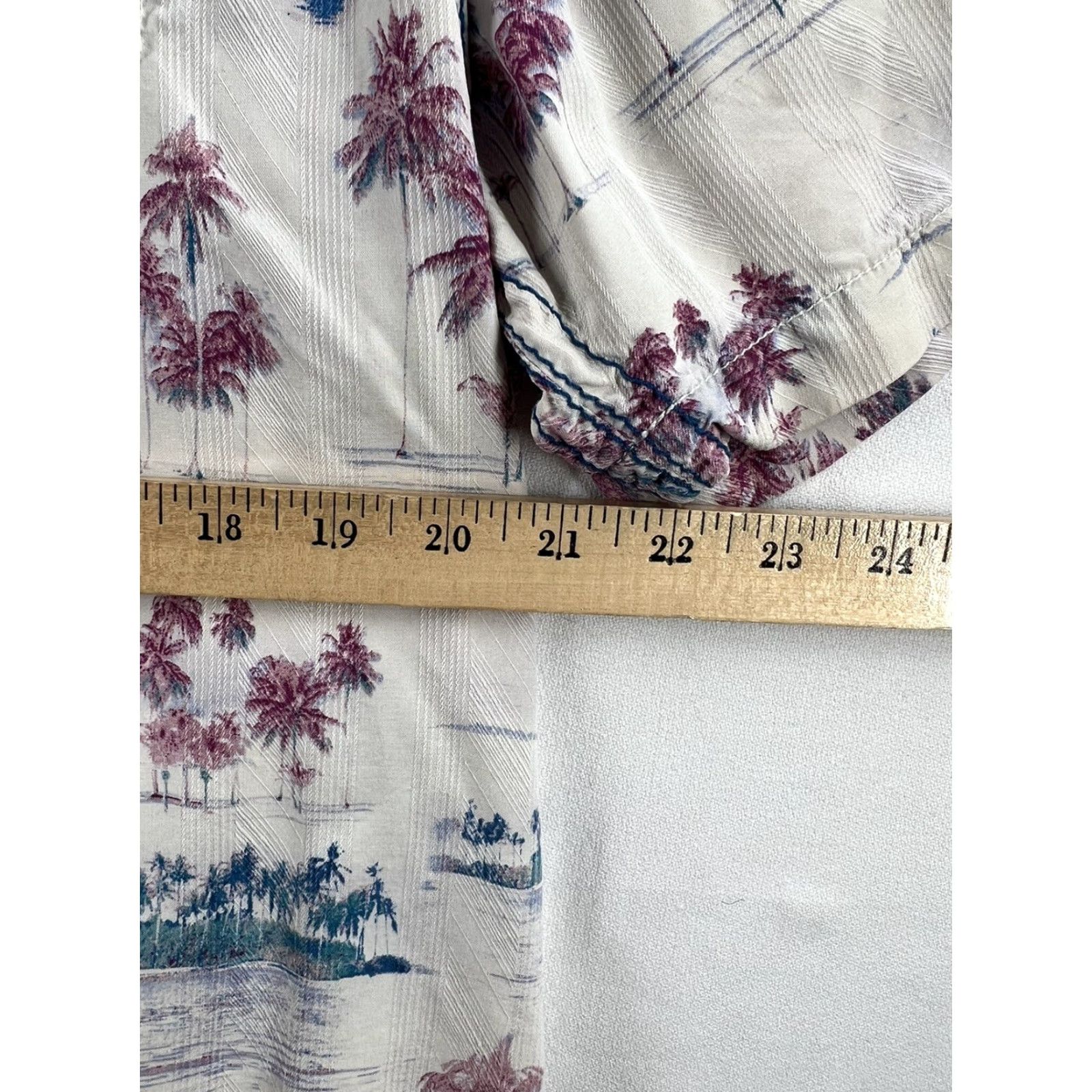 Tommy Bahama Tommy Bahama Mens XL Short Sleeve Button Down Shirt Solid White Pink Floral Shirt Mens XL White Floral Modern Tommy Bahama Shirt Size US XL / EU 56 / 4 - 5 Thumbnail
