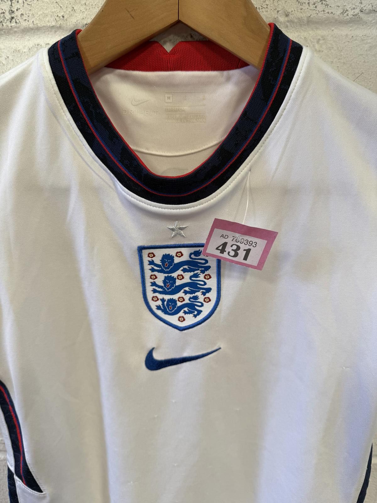 Nike Nike England Football Shirt - Youth Size M 9 Patrick Size US M / EU 48-50 / 2 - 2 Thumbnail