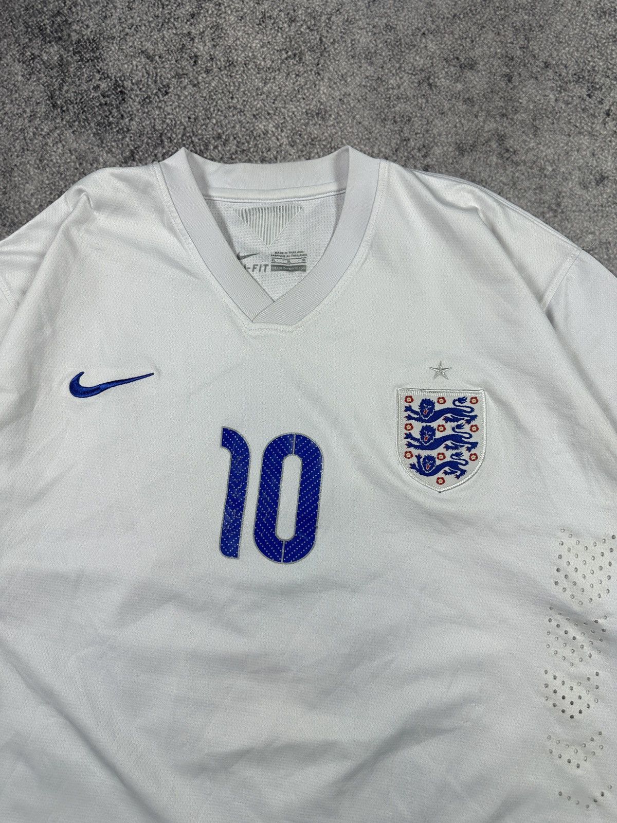 Nike Vintage Nike England Rooney 10 Soccer Jersey Blokecore XL Size US XL / EU 56 / 4 - 2 Thumbnail