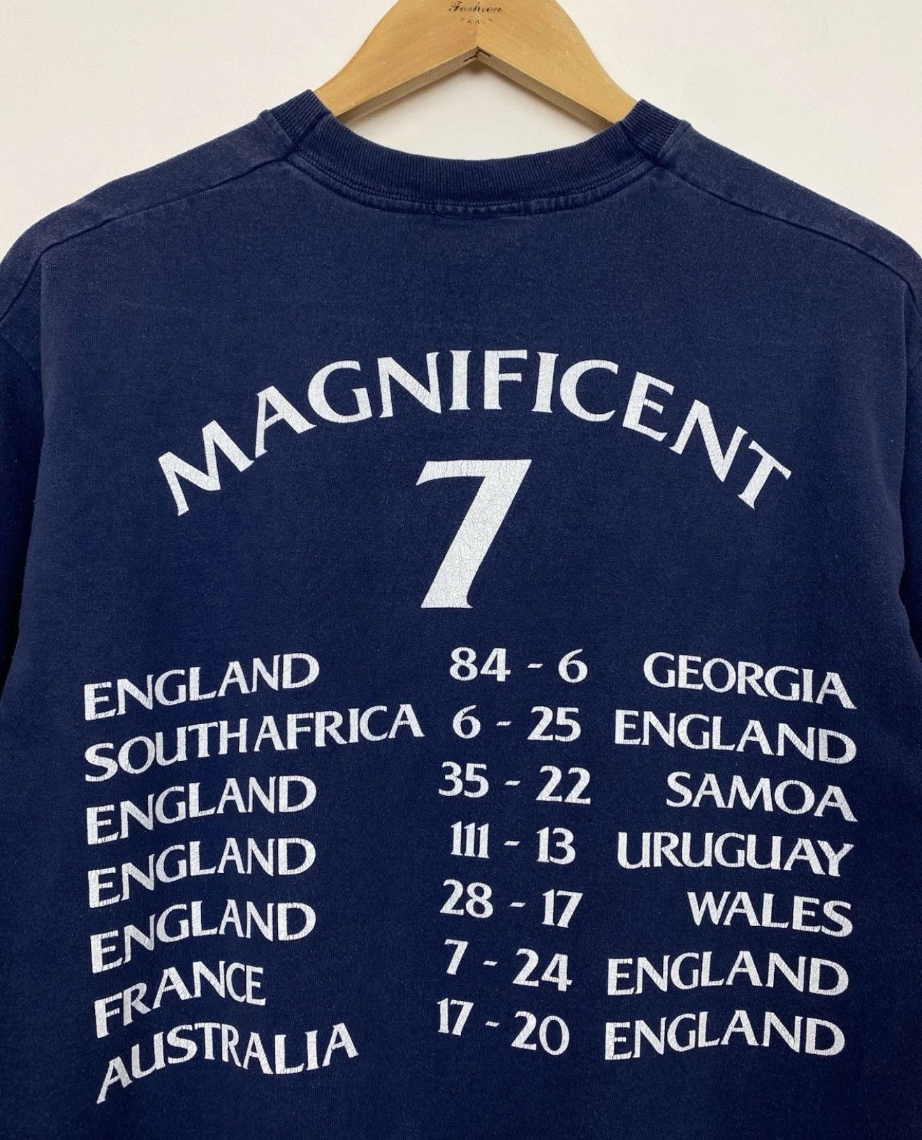 Vintage England Rugby World Champions 2003 Magnificent 7 T-shirt Size US M / EU 48-50 / 2 - 8 Thumbnail