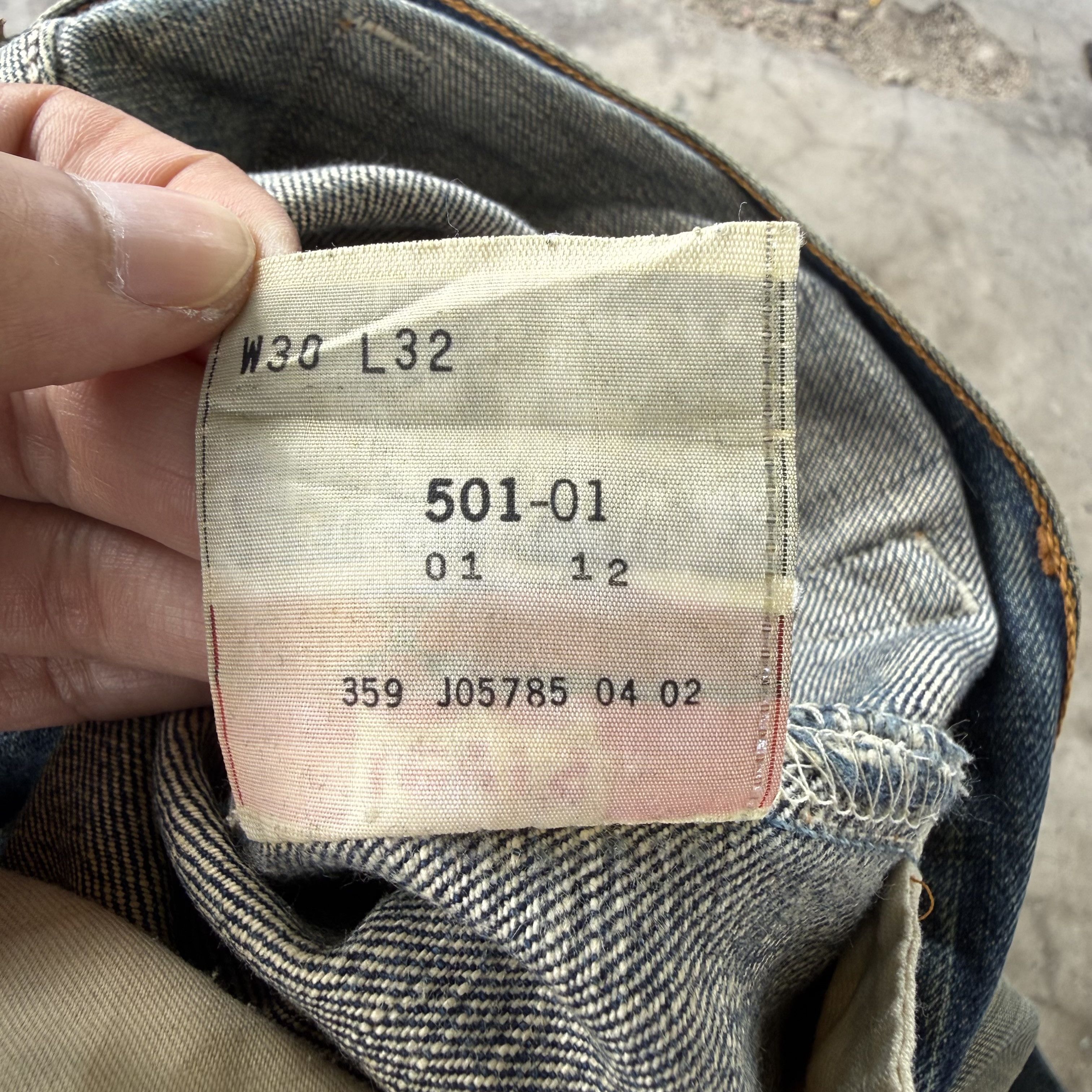 Levi's W30x29 Vintage Levi's 501 Rusty Denim Jean Size US 30 / EU 46 - 15 Thumbnail