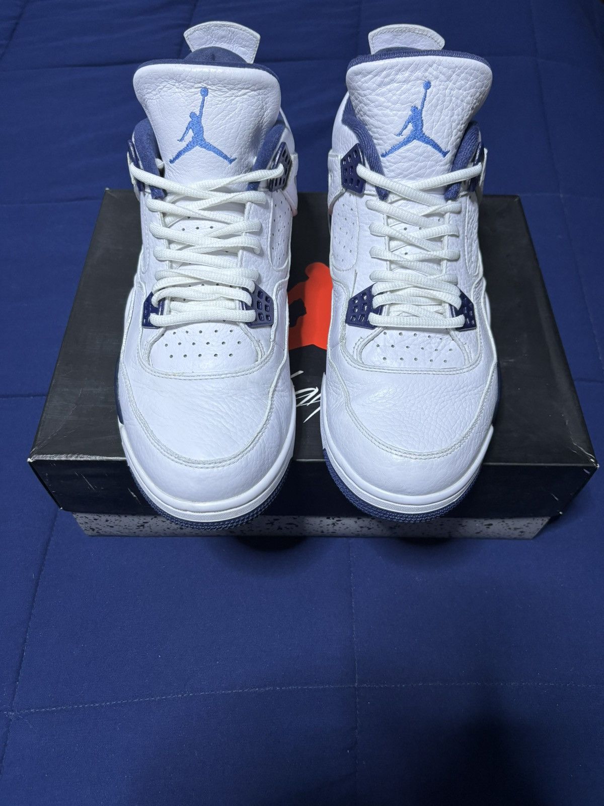 Jordan Brand Jordan 4 Retro LS Columbia Size 12 Size US 12 / EU 45 - 2 Thumbnail
