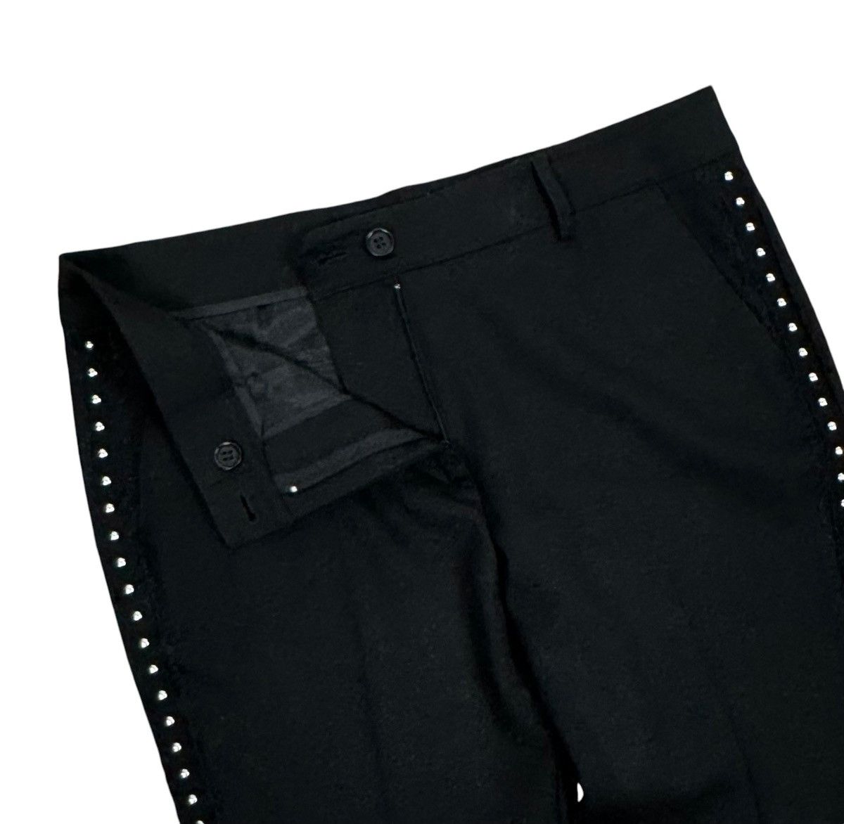 Other Parosh Flared Dress Pants Decorated Wool size M Size 28" / US 6 / IT 42 - 9 Thumbnail