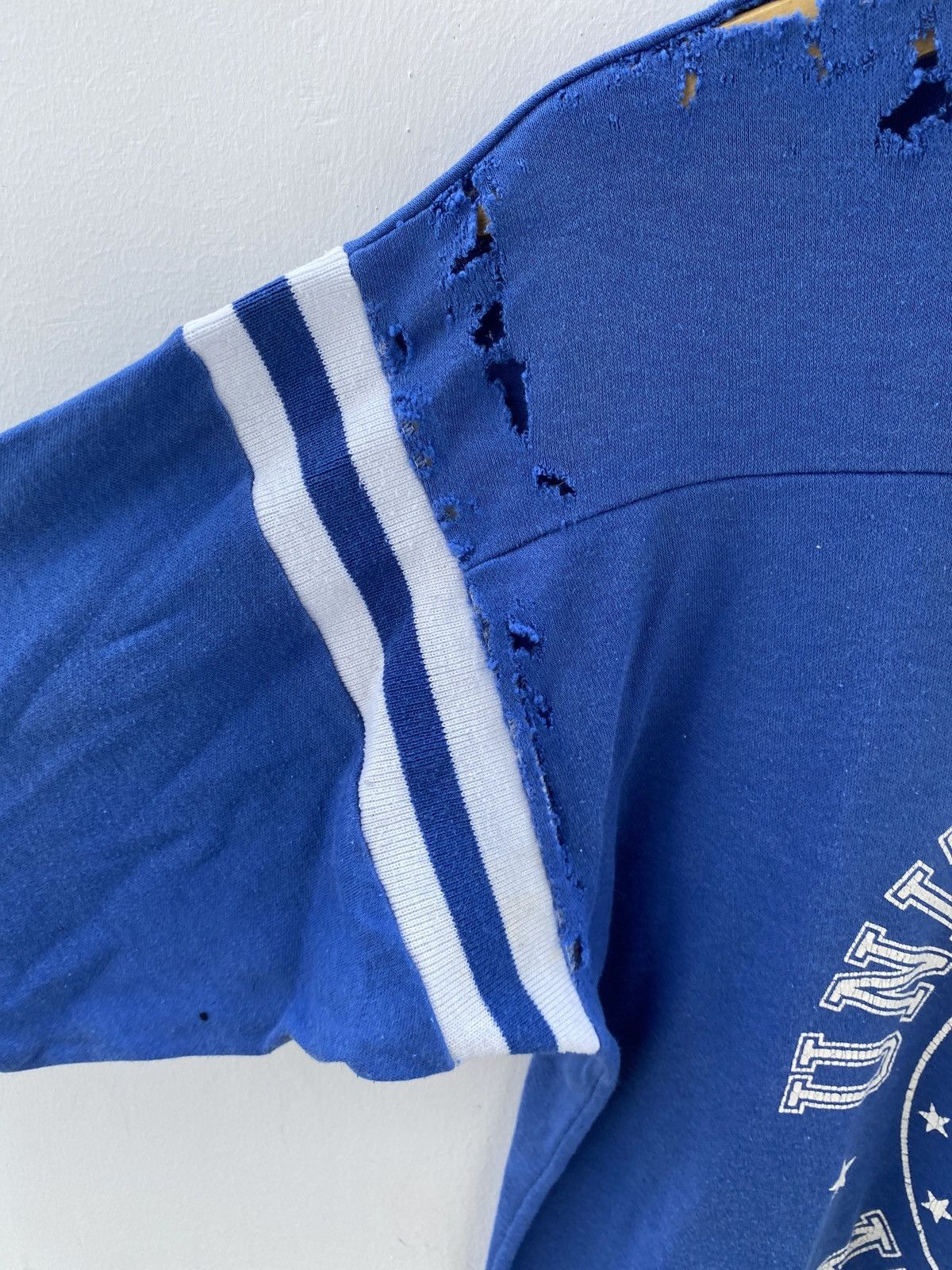 Vintage Vintage 80’s Thrashed US AIR FORCE 3/4 Sleeve Grunge Tee Size US M / EU 48-50 / 2 - 8 Thumbnail
