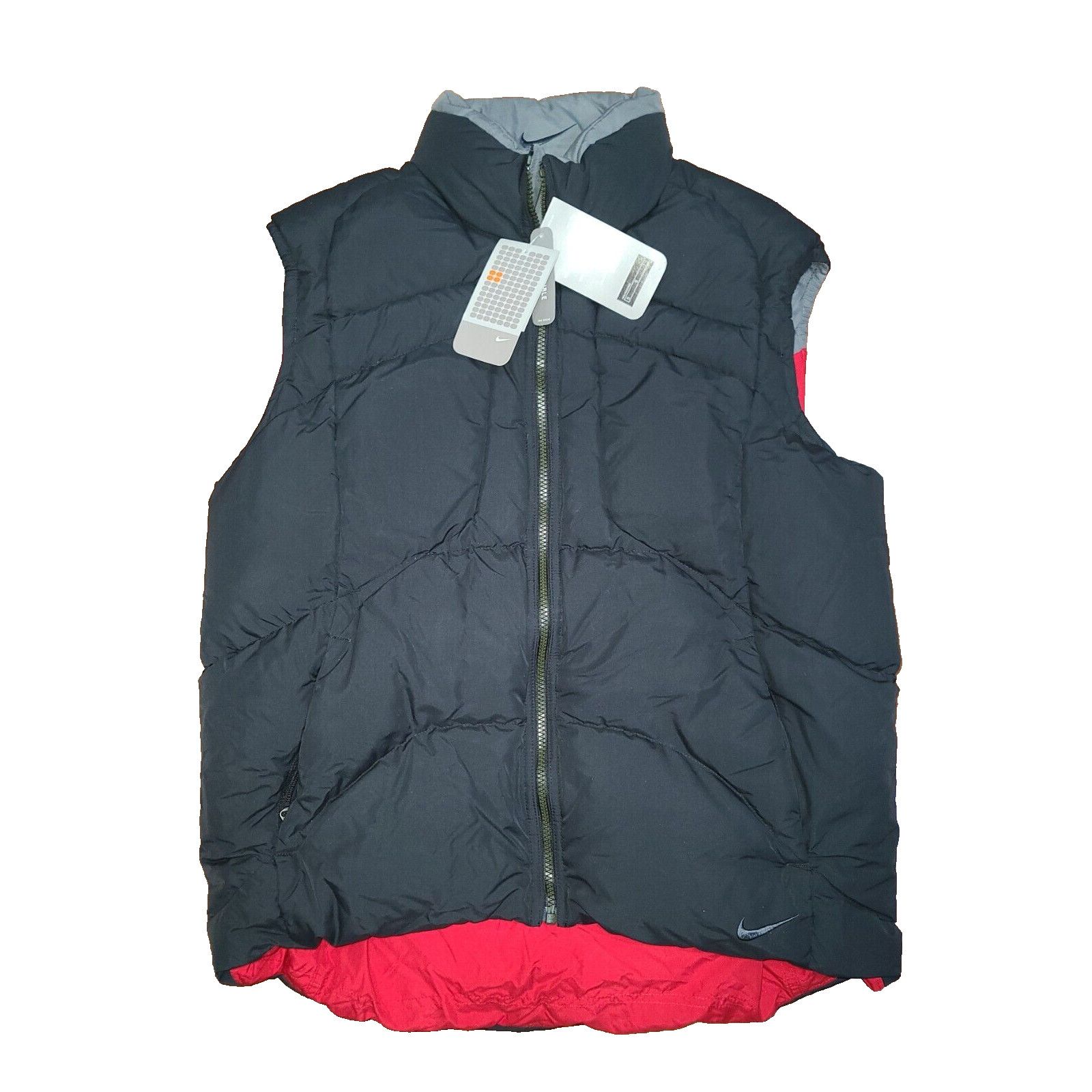 image of Men's Reversible Nike Puffer Vest Duck Down Sportswear L (Size Large)