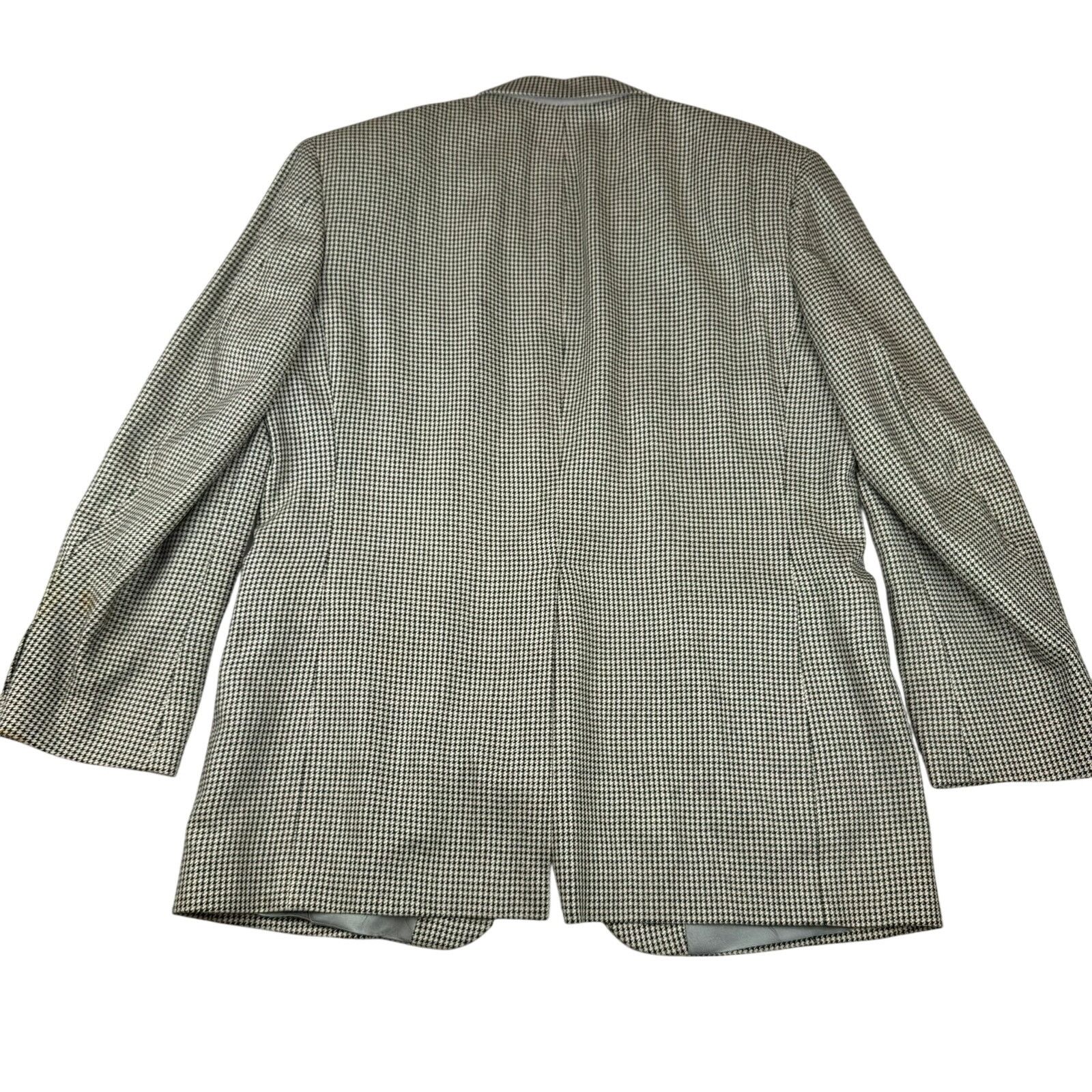 Bill Blass Bill Blass Hechts Houndstooth Blazer - Size 42R (Approx) Size 42R - 2 Thumbnail