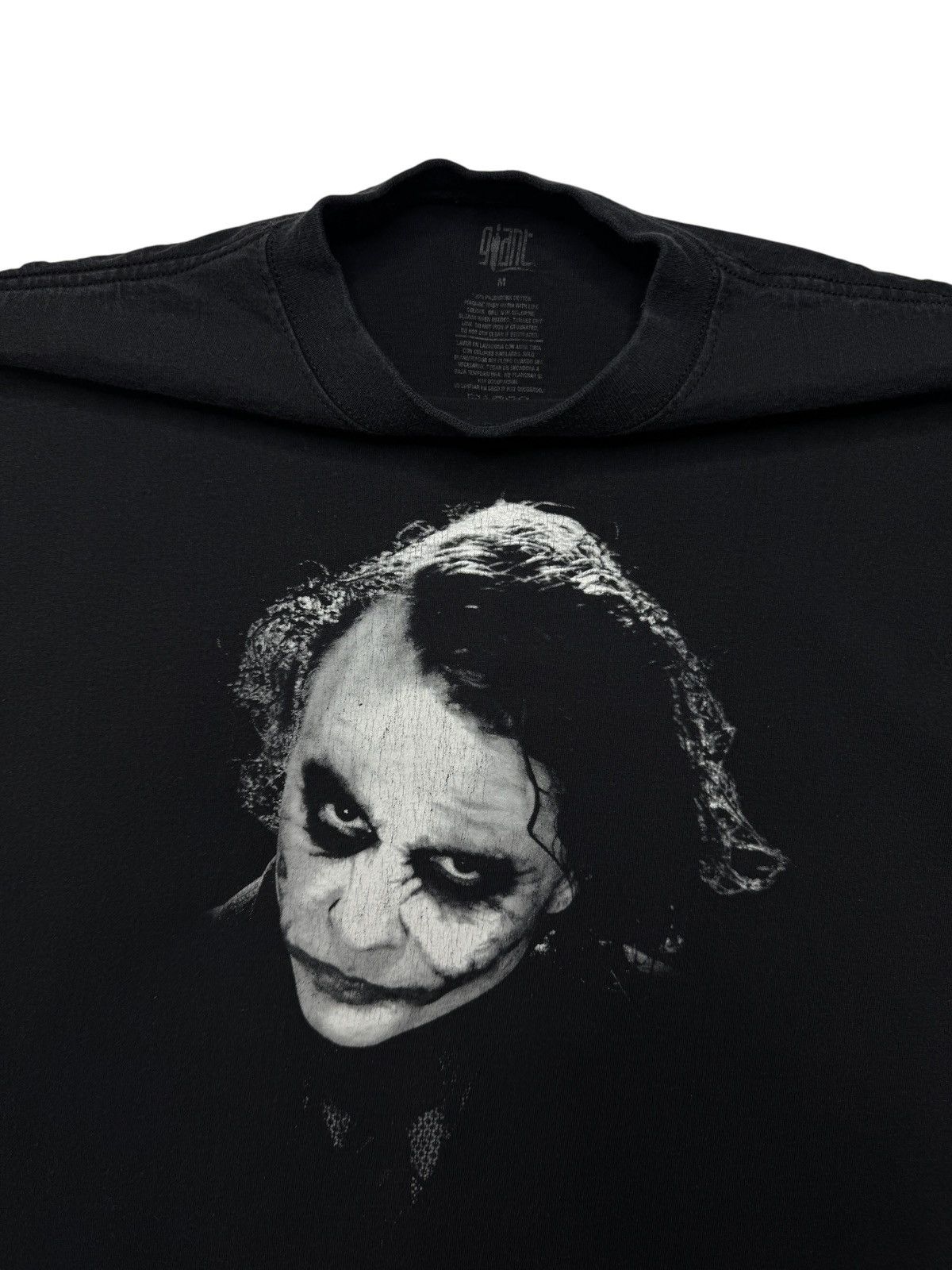 Vintage 2008 The Dark Knight Heath Ledger Joker Movie Tee Shirt Size US M / EU 48-50 / 2 - 3 Thumbnail