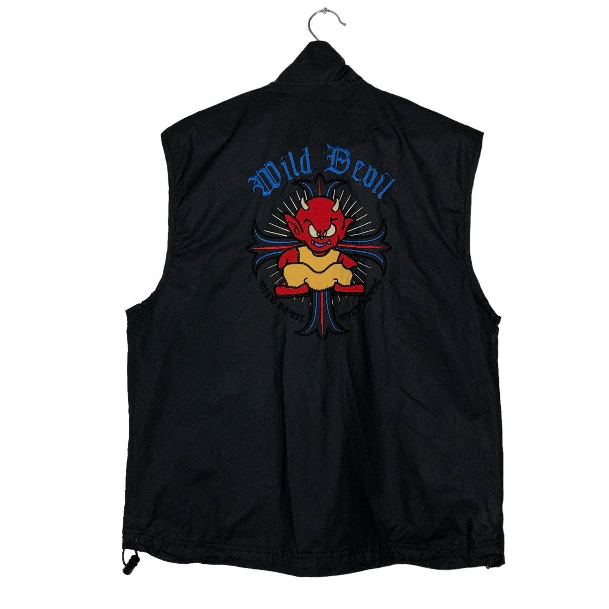 Japanese Brand 🔥90’s Wild Devil Vest Big Logo Embroidery Size US M / EU 48-50 / 2 - 1 Thumbnail