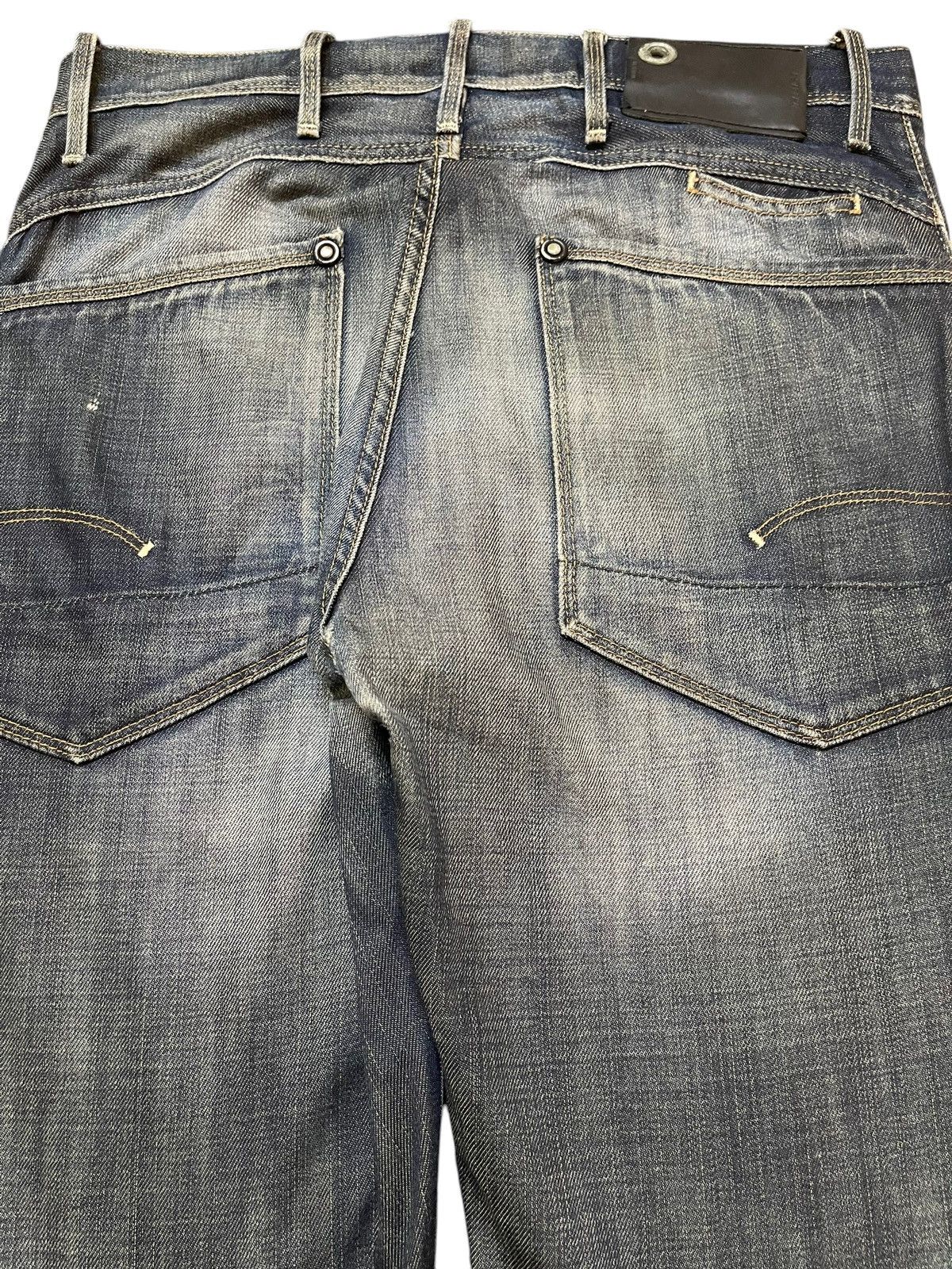 G-Star Vintage Japanese Gstar Faded Wash Style Loose Jeans Size US 32 / EU 48 - 6 Thumbnail