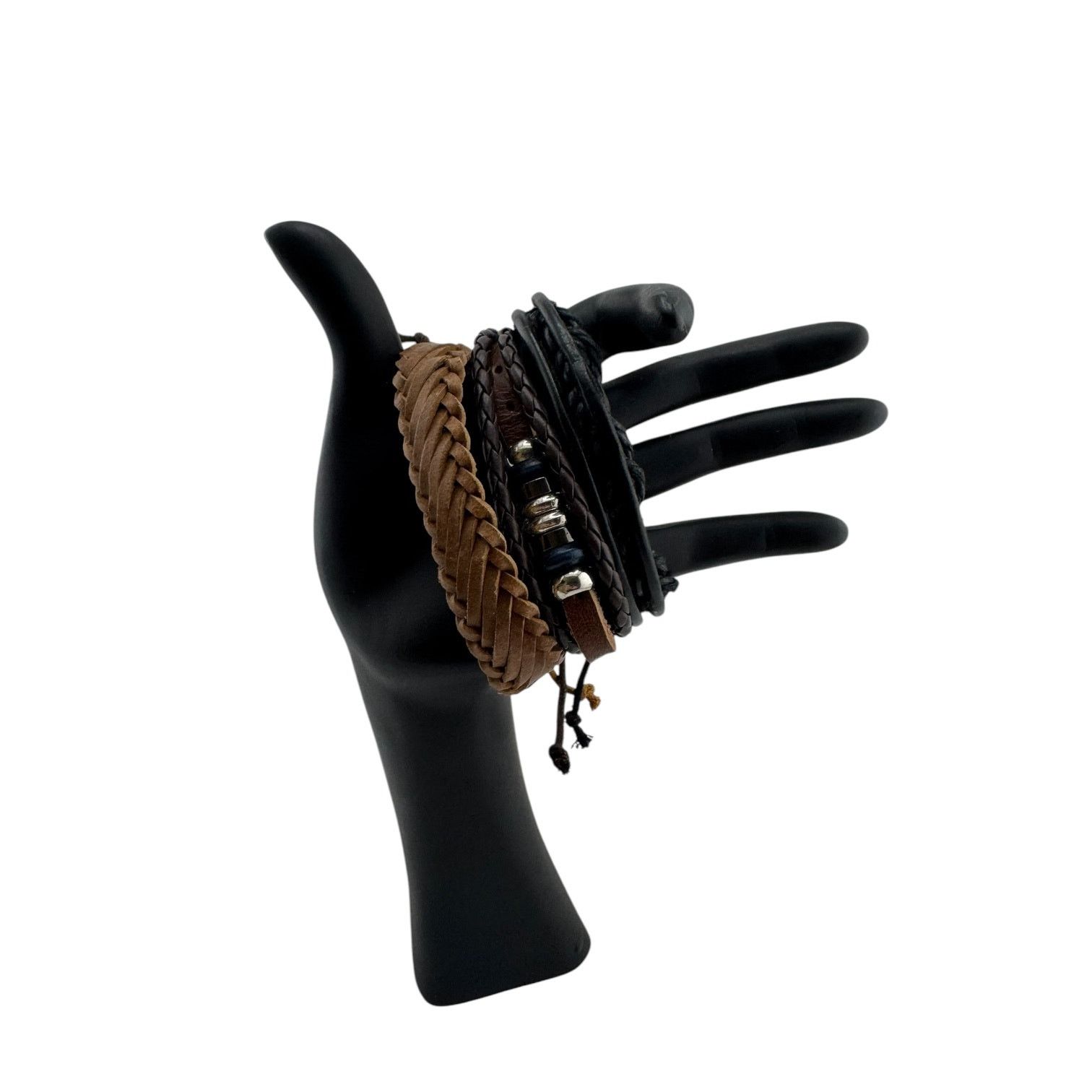 Other Feral Trio Braided Cuffs: Unisex. Adjustable. Unchained Size ONE SIZE - 3 Thumbnail