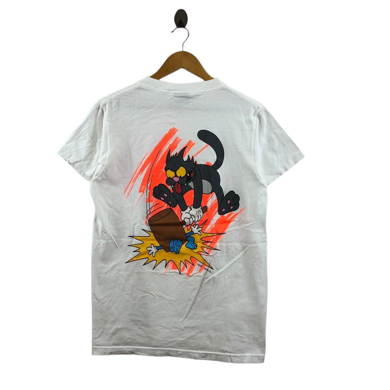 Vintage Vintage THE SIMPSONS Itchy & Scratchy Tee Shirt Krusty Clown Size M / US 6-8 / IT 42-44 - 2 Thumbnail