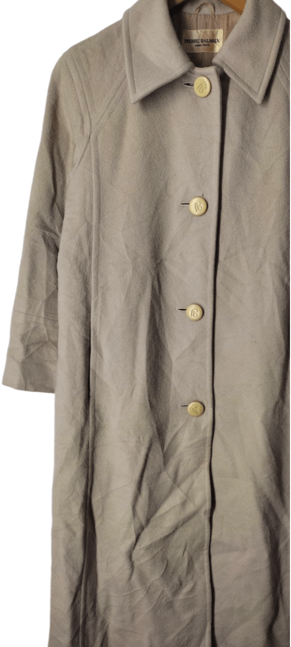 Balmain PIERE BALMAIN PARKA TRECH WOOL COAT JACKET Size US S / EU 44-46 / 1 - 5 Thumbnail