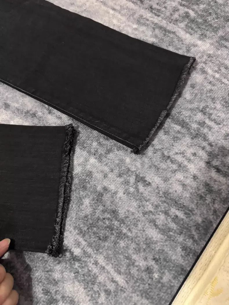 Saint Laurent Paris Saint Laurent Paris Distressed Fringe Hem Raw Edge Denim J Size US 29 - 5 Thumbnail