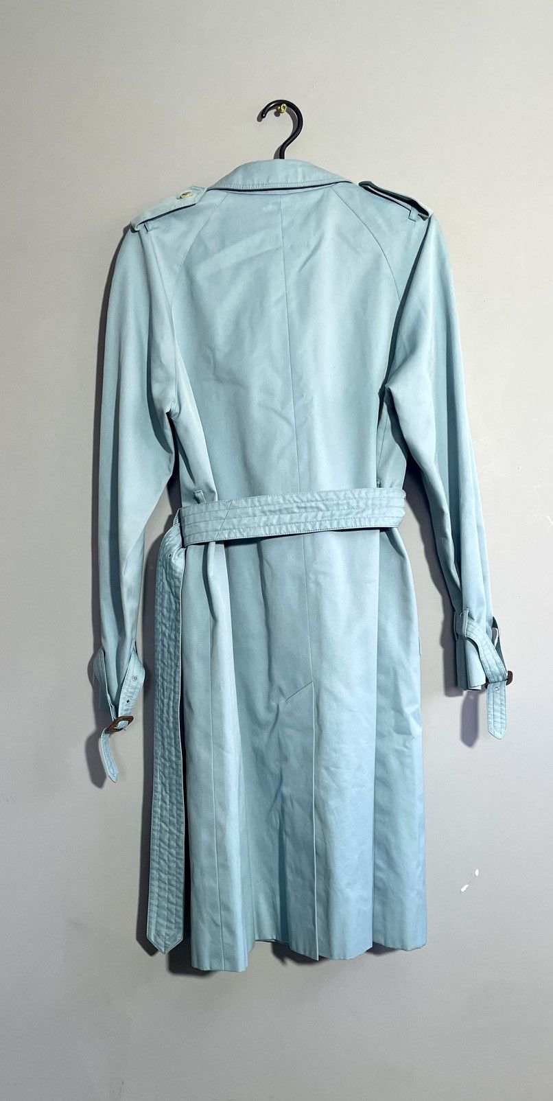 Aquascutum × Vintage Luxury Aquascutum Blue Trench Coat size 8R Size S / US 4 / IT 40 - 12 Thumbnail