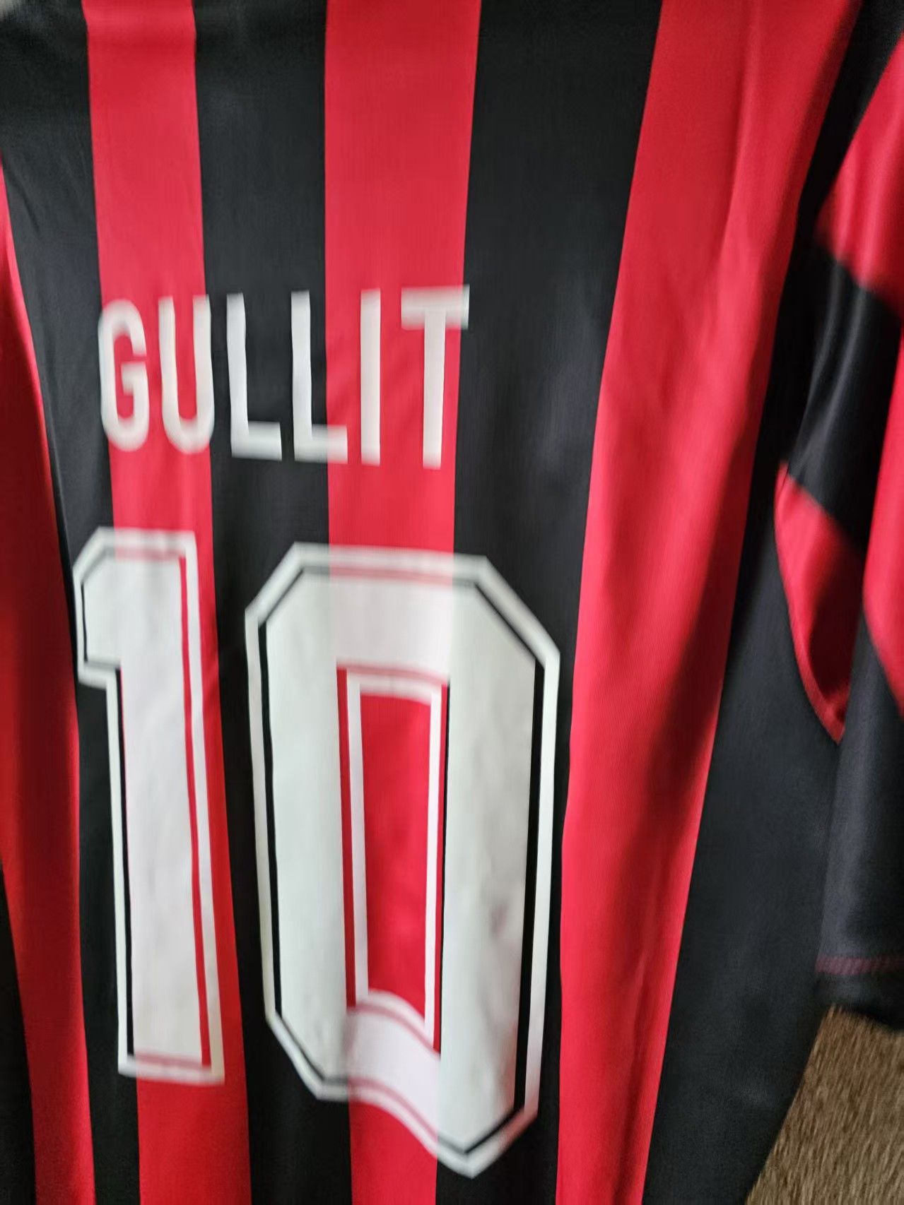 Other Vintage AC Milan Away 10 Ruud Gullit Jersey Size US L / EU 52-54 / 3 - 4 Thumbnail