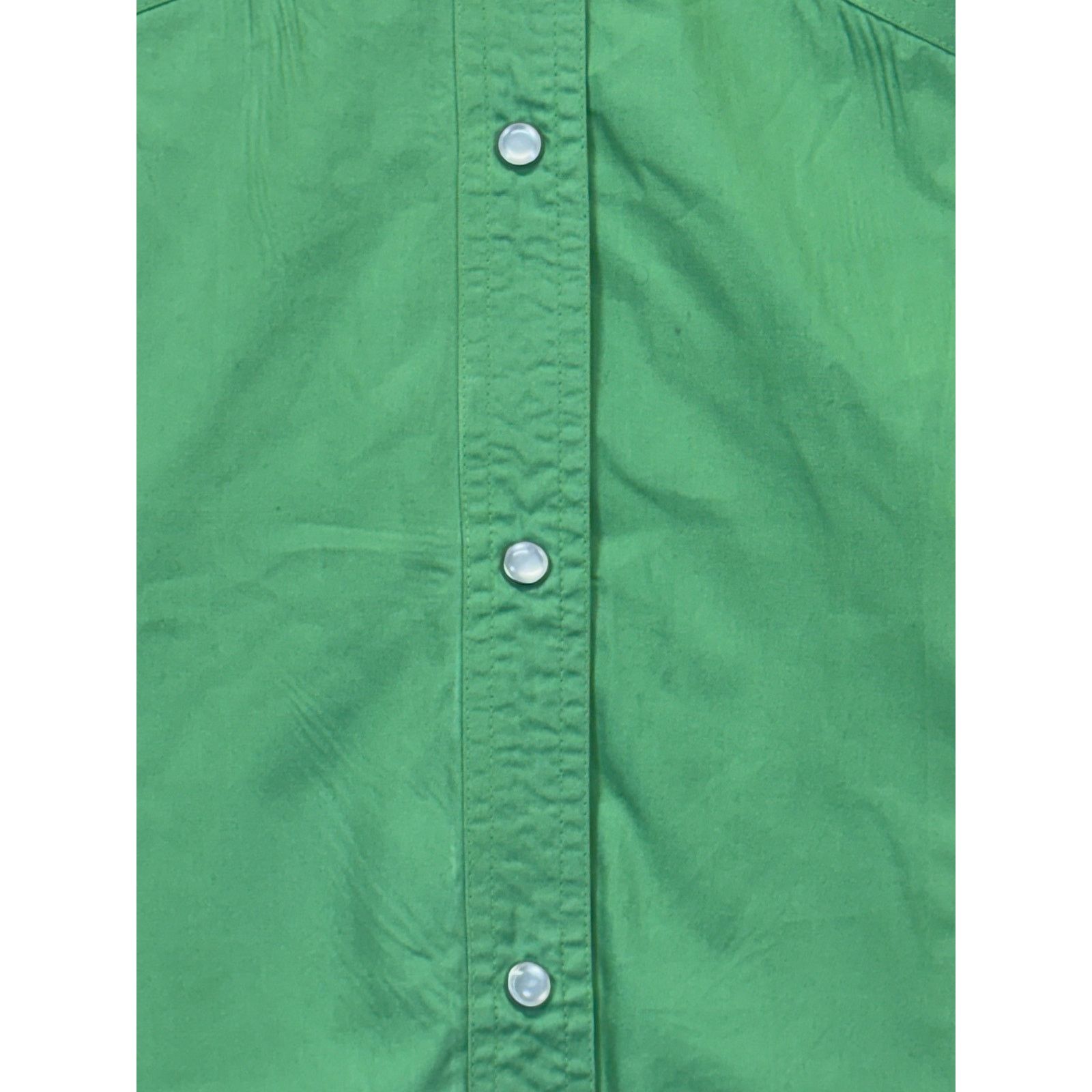 Roper Roper Green Women’s L Western Pearl Snap Shirt Long Sleeve Size L / US 10 / IT 46 - 7 Thumbnail