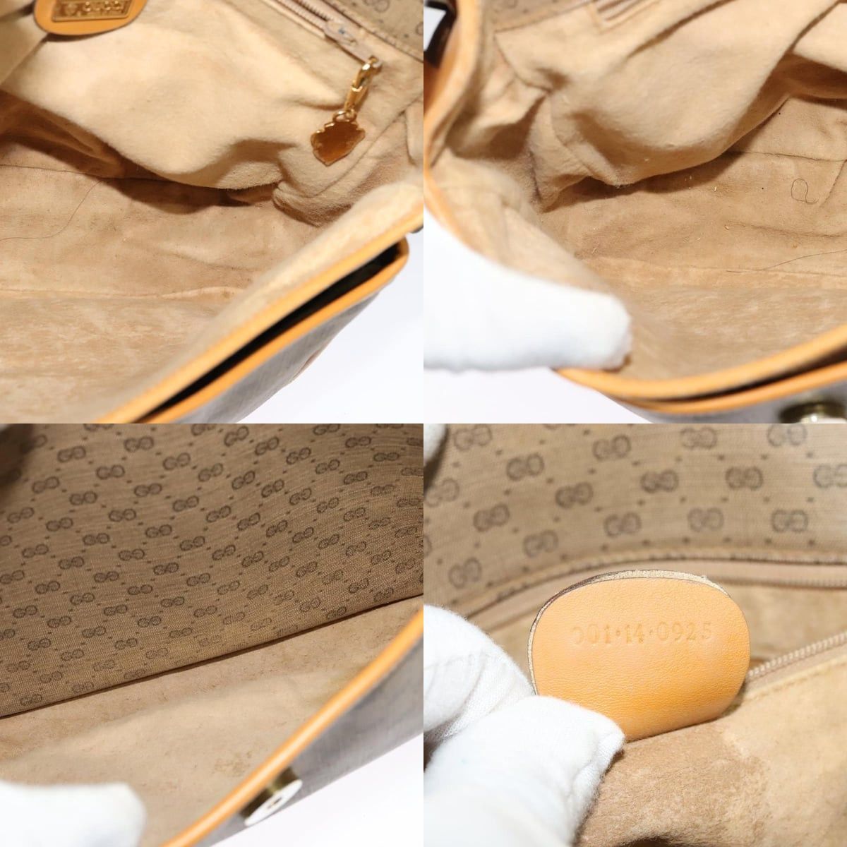 Gucci GUCCI Micro GG Supreme Shoulder Bag Pvc Beige Gold 001 14 Size ONE SIZE - 12 Thumbnail