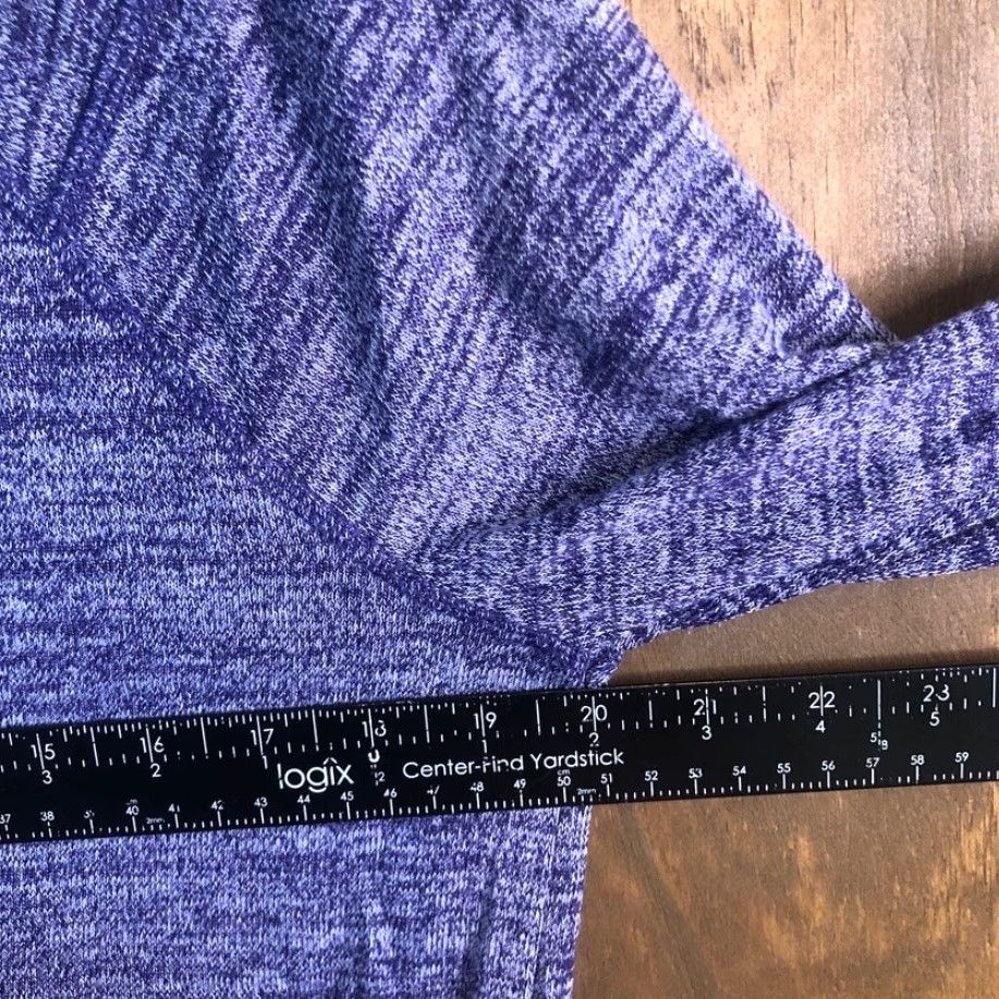 Vintage Crunch Shirt Womens Forest Purple Athletic Round Neck Long Sleeve L Size L / US 10 / IT 46 - 6 Thumbnail