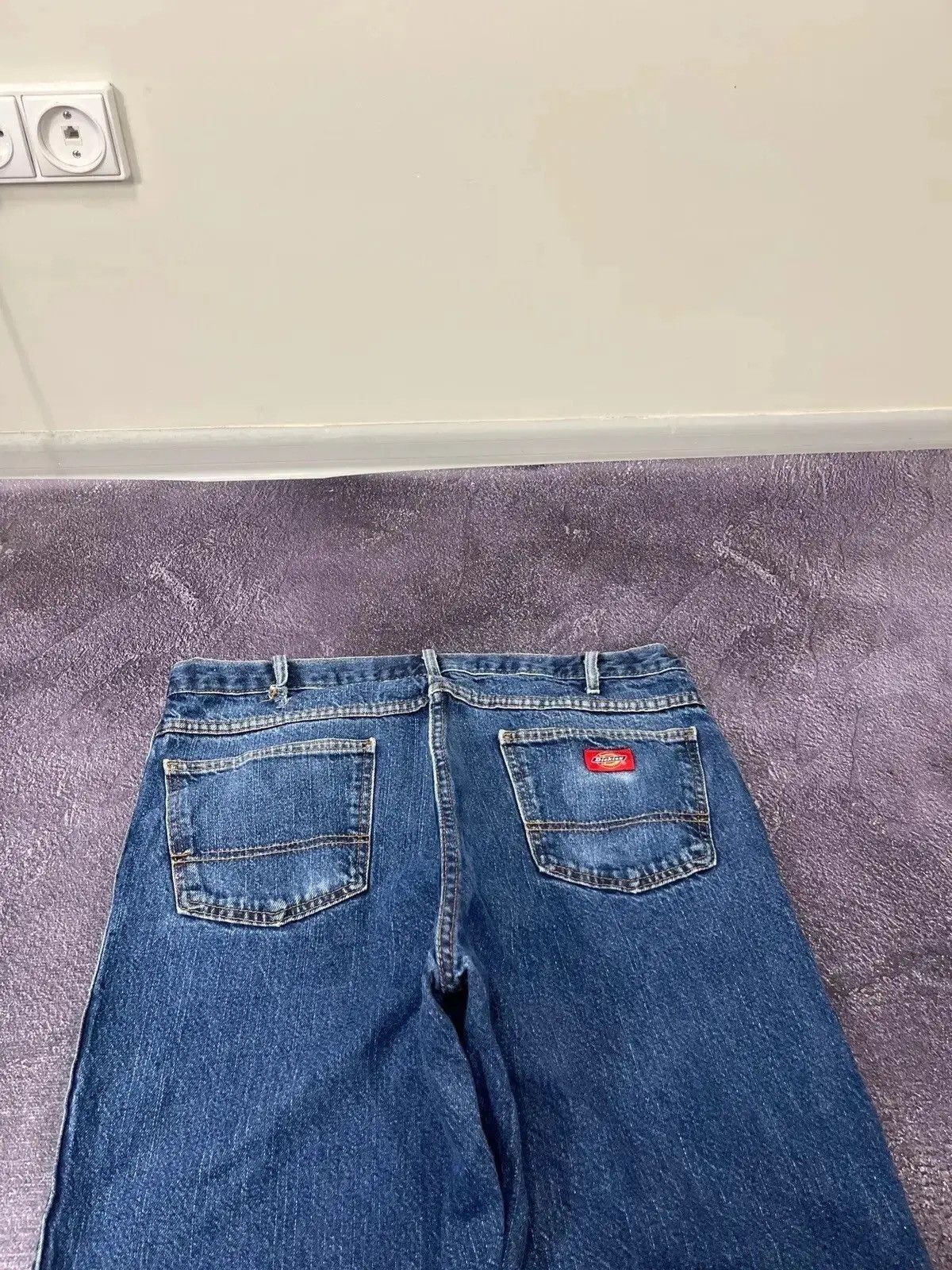 Dickies × Vintage Vintage Dickies Y2K Denim Faded Blue Work Hype Baggy Jeans Size US 38 / EU 54 - 4 Thumbnail