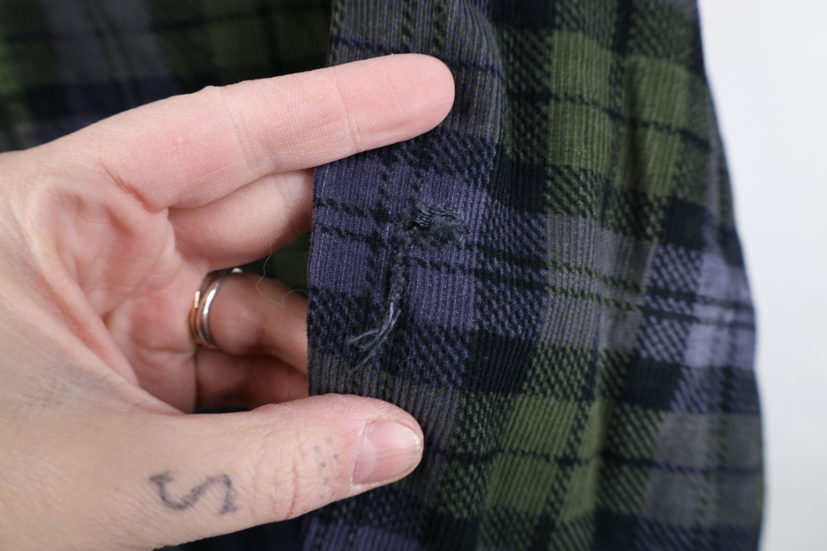Vintage Vintage 90s Streetwear Collared Button Down Shirt Plaid Size US XL / EU 56 / 4 - 7 Thumbnail