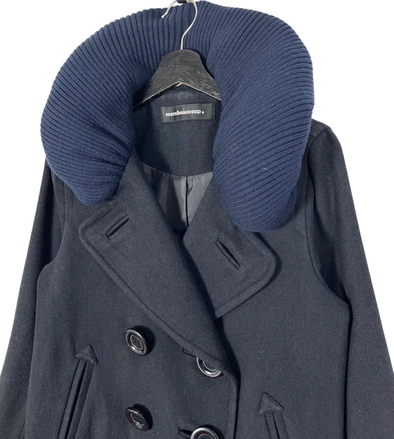 Issey Miyake × mercibeaucoup Mercibeaucoup Issey Miyake Peacoat Size S / US 4 / IT 40 - 4 Thumbnail