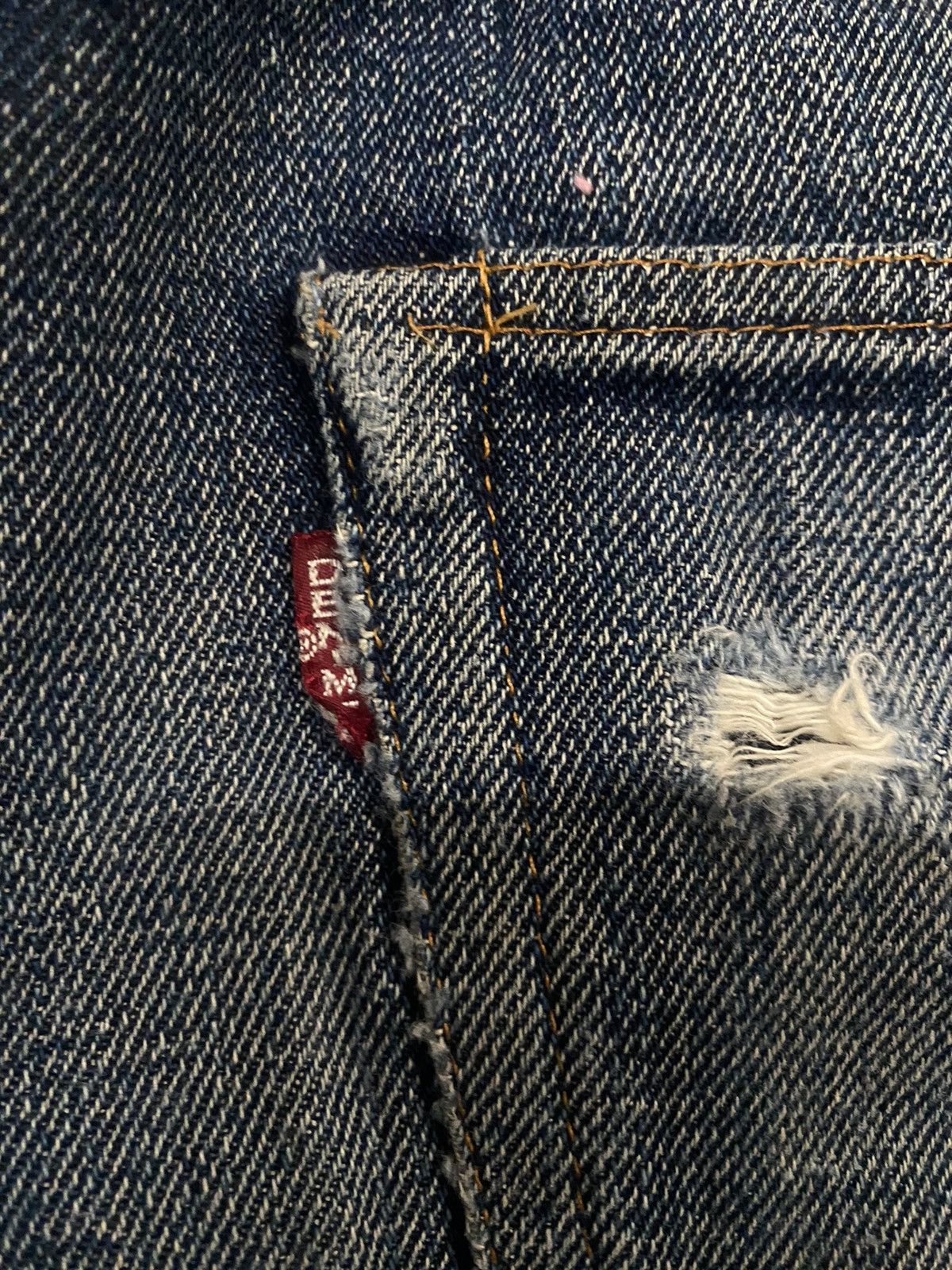 Denime × Designer × If Six Was Nine Vintage Denime Selvedge Jeans Size US 30 / EU 46 - 7 Thumbnail