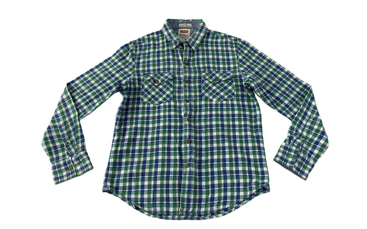 Flannel × Levi's Levi’s Strauss Chekered Double Pocket Flannel Button Up Size US XS / EU 42 / 0 - 1 Thumbnail