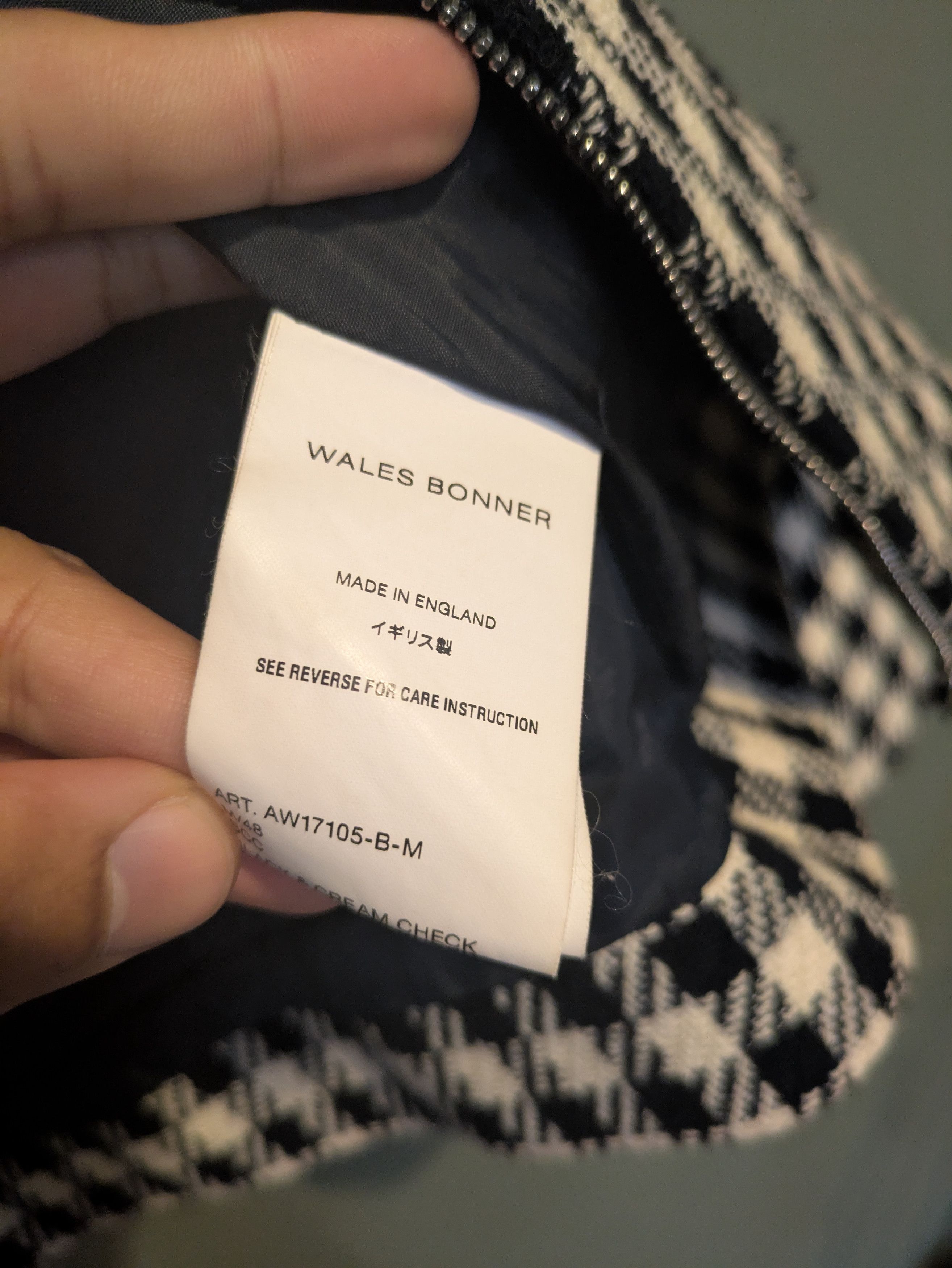 Wales Bonner AW18 black cream jacket jacket Size US M / EU 48-50 / 2 - 6 Thumbnail