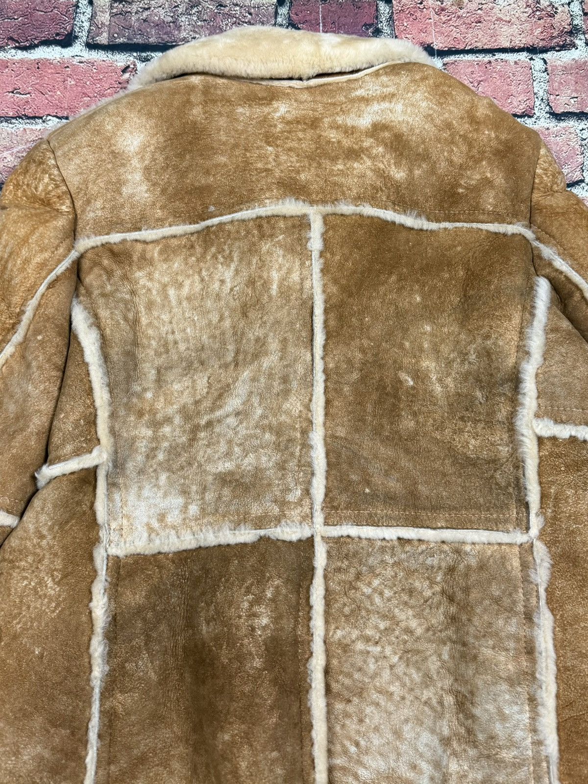 Sears Shearling Sheepskin Rancher Coat Lamb Skin Leather Marlboro Size US L / EU 52-54 / 3 - 16 Thumbnail