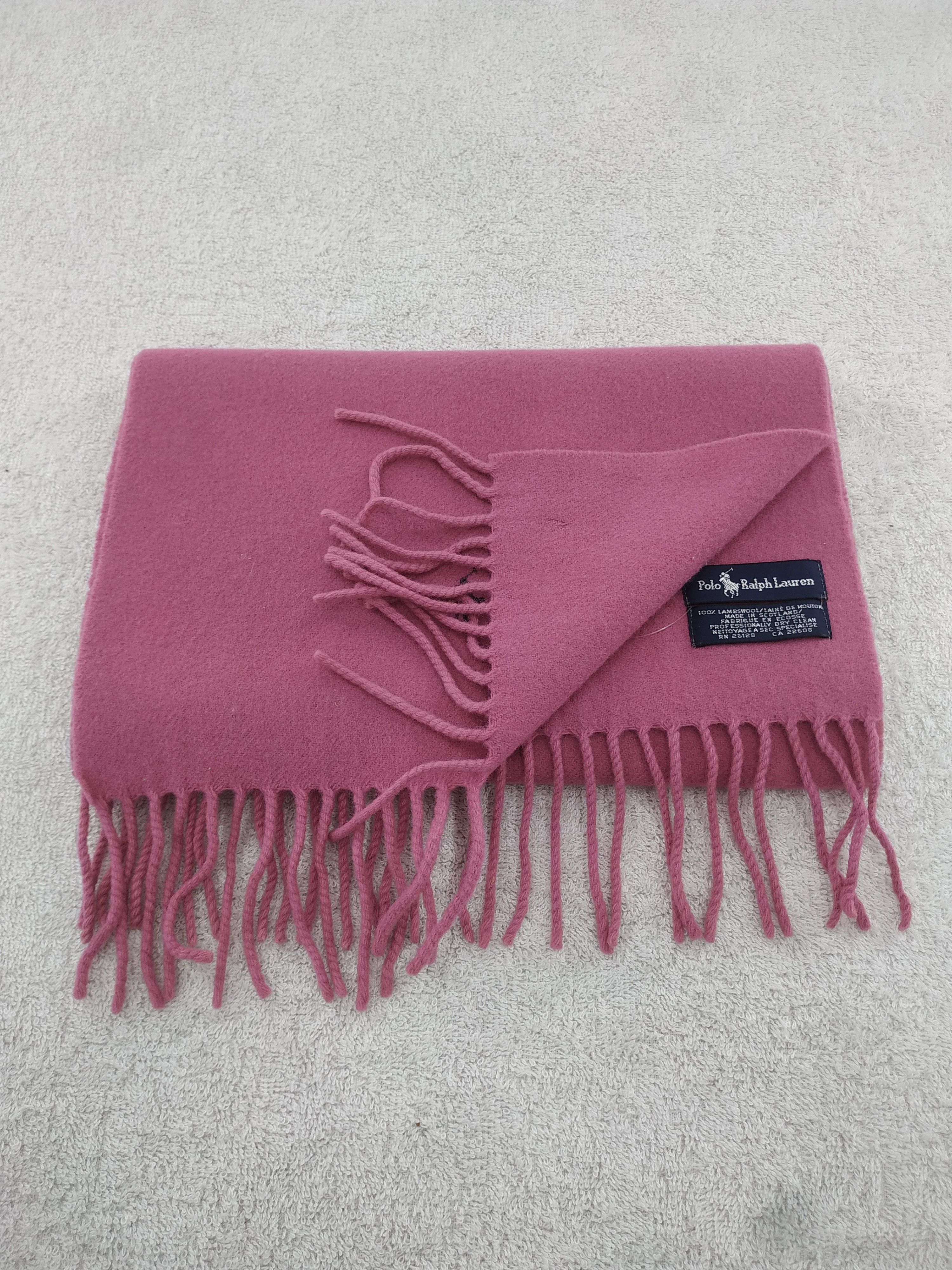 Polo Ralph Lauren Vintage Polo Ralph Lauren Wool Scarf/Muffler/Neckwear MF120 Size ONE SIZE - 4 Thumbnail
