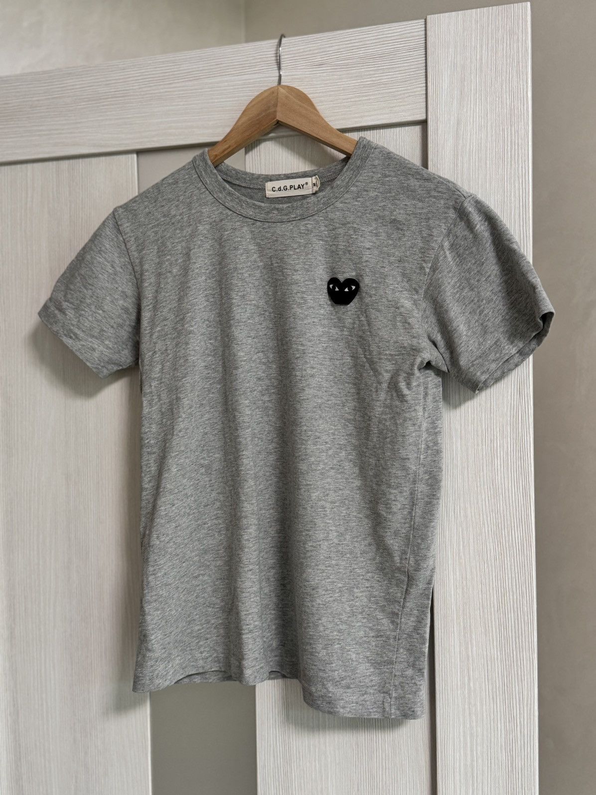 Comme des Garcons × Vintage CDG Black Heart With Blue Eyes on white T shirt Size US M / EU 48-50 / 2 - 8 Thumbnail