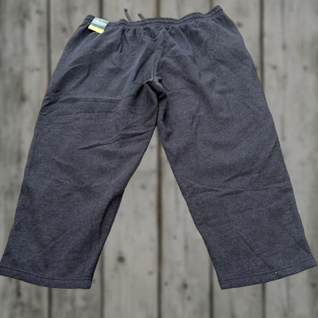 Tek Gear Tek Gear Sweat Pants Men 4XB BIG Ultra Soft Fleece Drawstring Tapered Jogger NEW Size US 39 - 1 Thumbnail