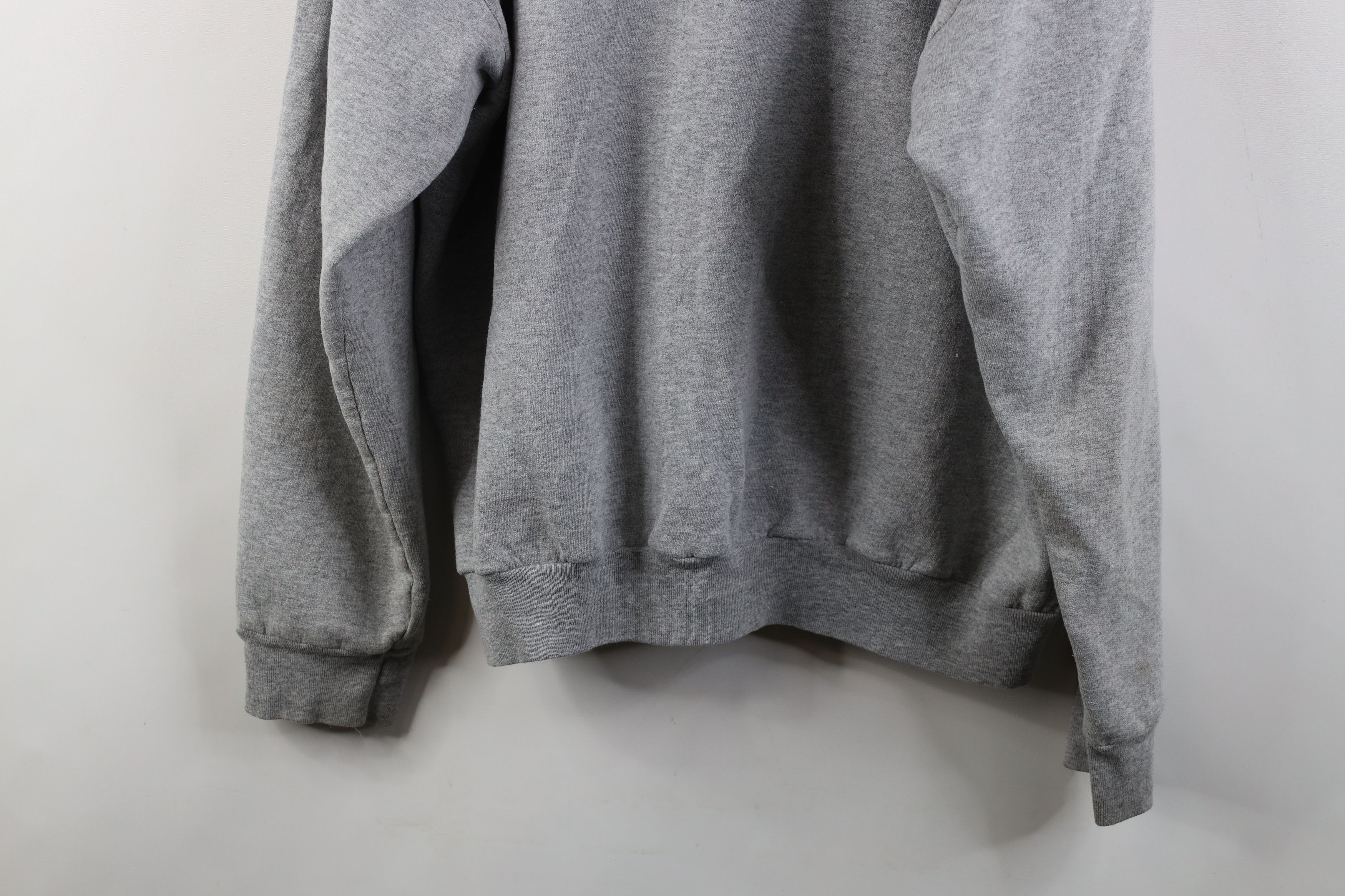 Vintage Vintage 70s Streetwear Full Zip Hoodie Heather Gray USA Size US XXL / EU 58 / 5 - 12 Thumbnail