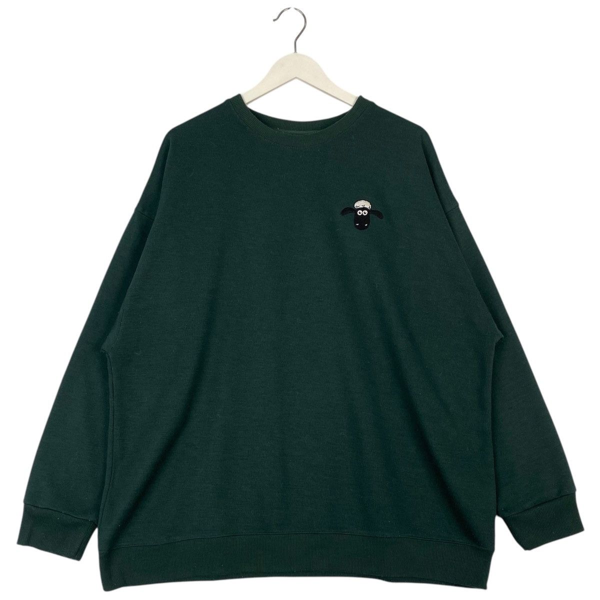 Vintage Vintage Shaun The Sheep Sweatshirt GreenPullover Jumper XL Size XL / US 12-14 / IT 48-50 - 1 Thumbnail