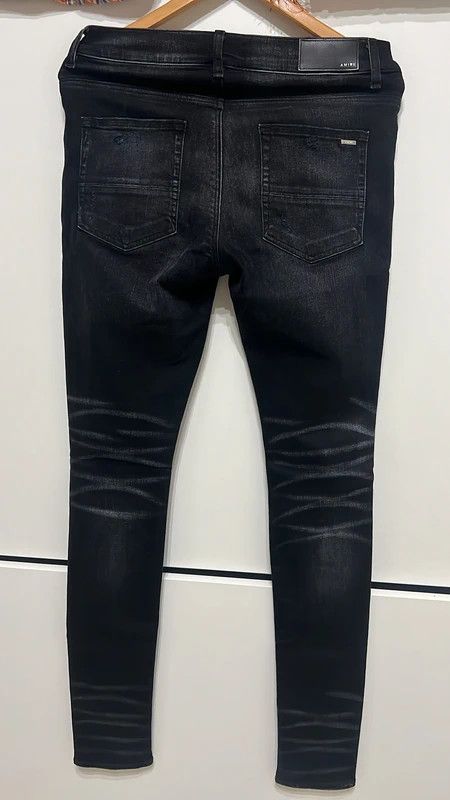 Amiri amiri trasher leopard patch jeans Size US 30 / EU 46 - 2 Thumbnail