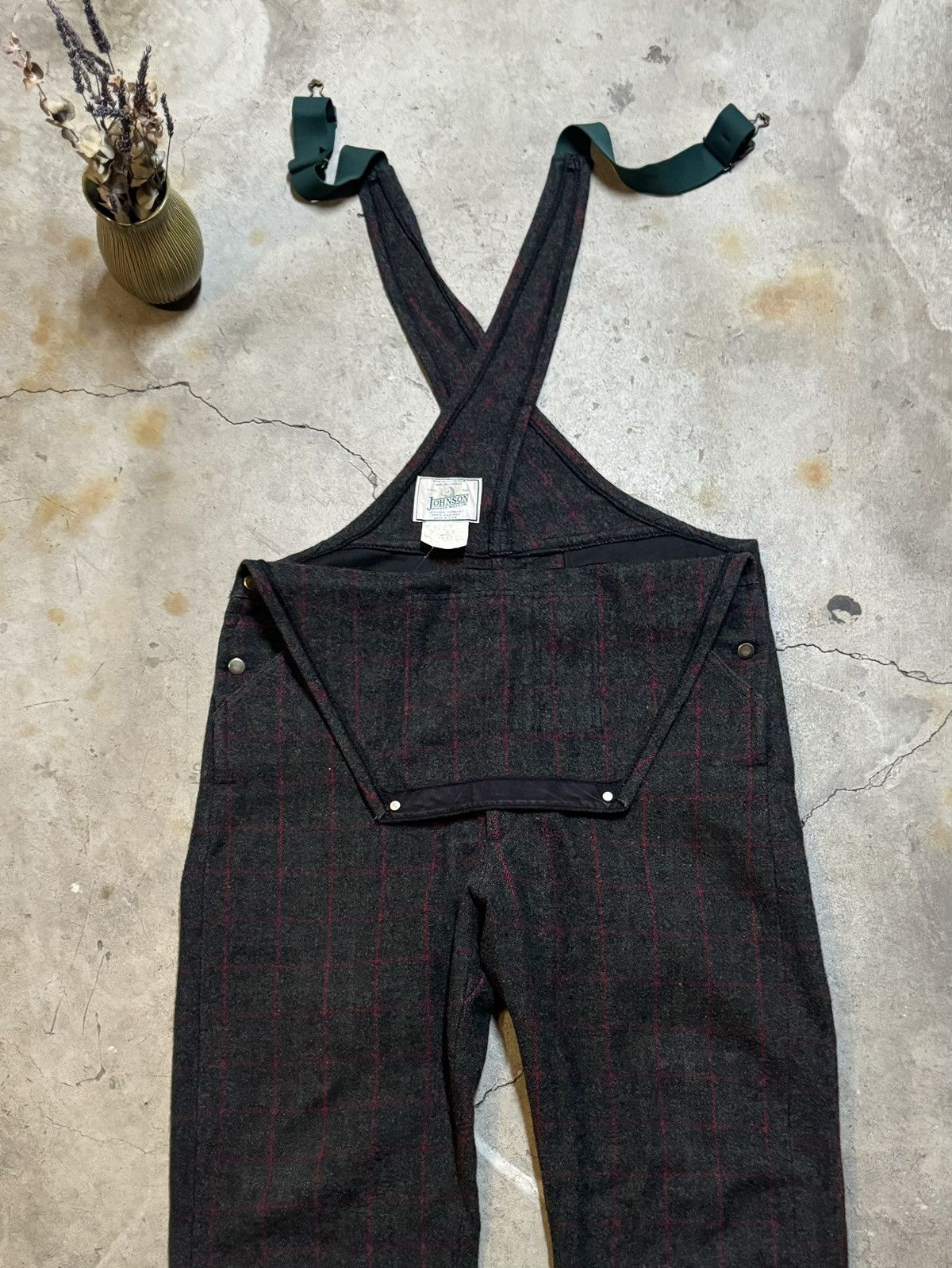 Johnson Woolen Mills × Vintage Vintage Johnson Woolen Mills Overalls Size Large Made in USA Size US 38 / EU 54 - 6 Thumbnail