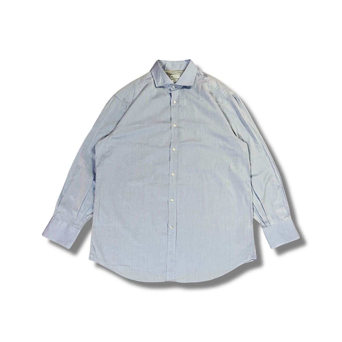 Brunello Cucinelli Brunello Cucinelli Button Up Shirt Basic Fit Luxury Designer Size US XXL / EU 58 / 5 - 1 Thumbnail