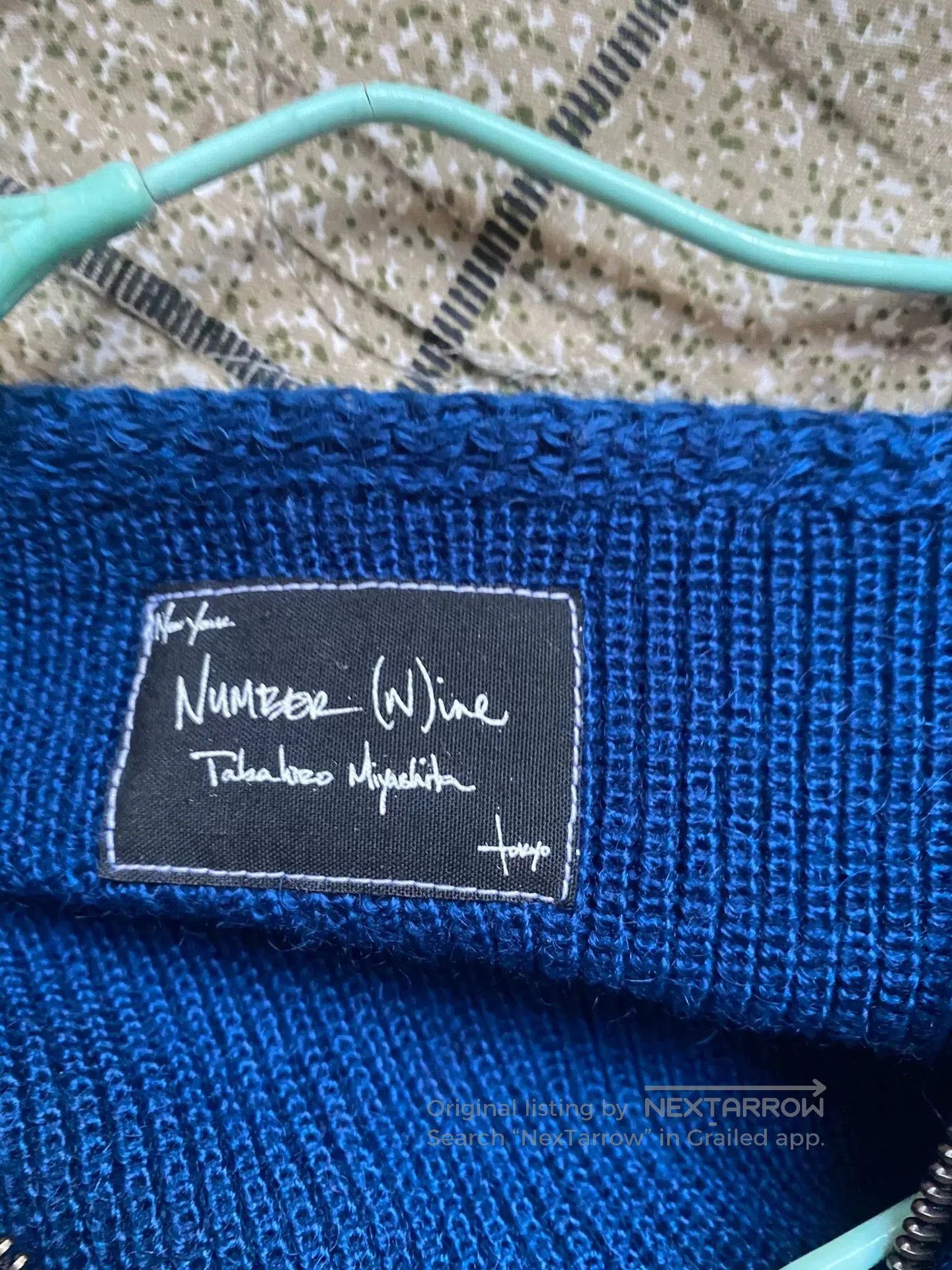 Comme des Garcons Homme Plus Double Zip Knit Cardigan by Number (N)ine. Size US M / EU 48-50 / 2 - 3 Thumbnail