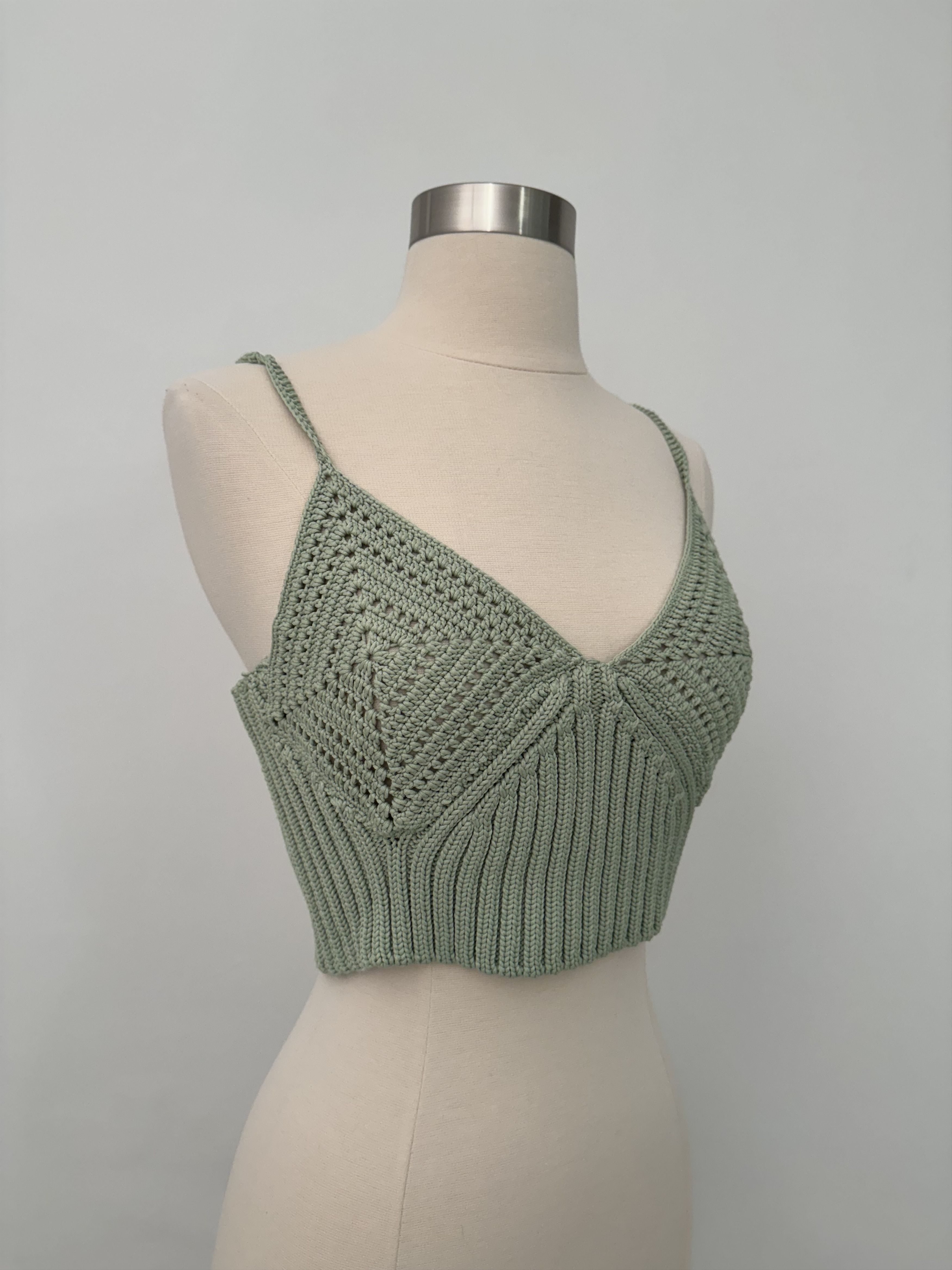 Jonathan Simkhai Knitted Crop Top Size XS / US 0-2 / IT 36-38 - 3 Thumbnail