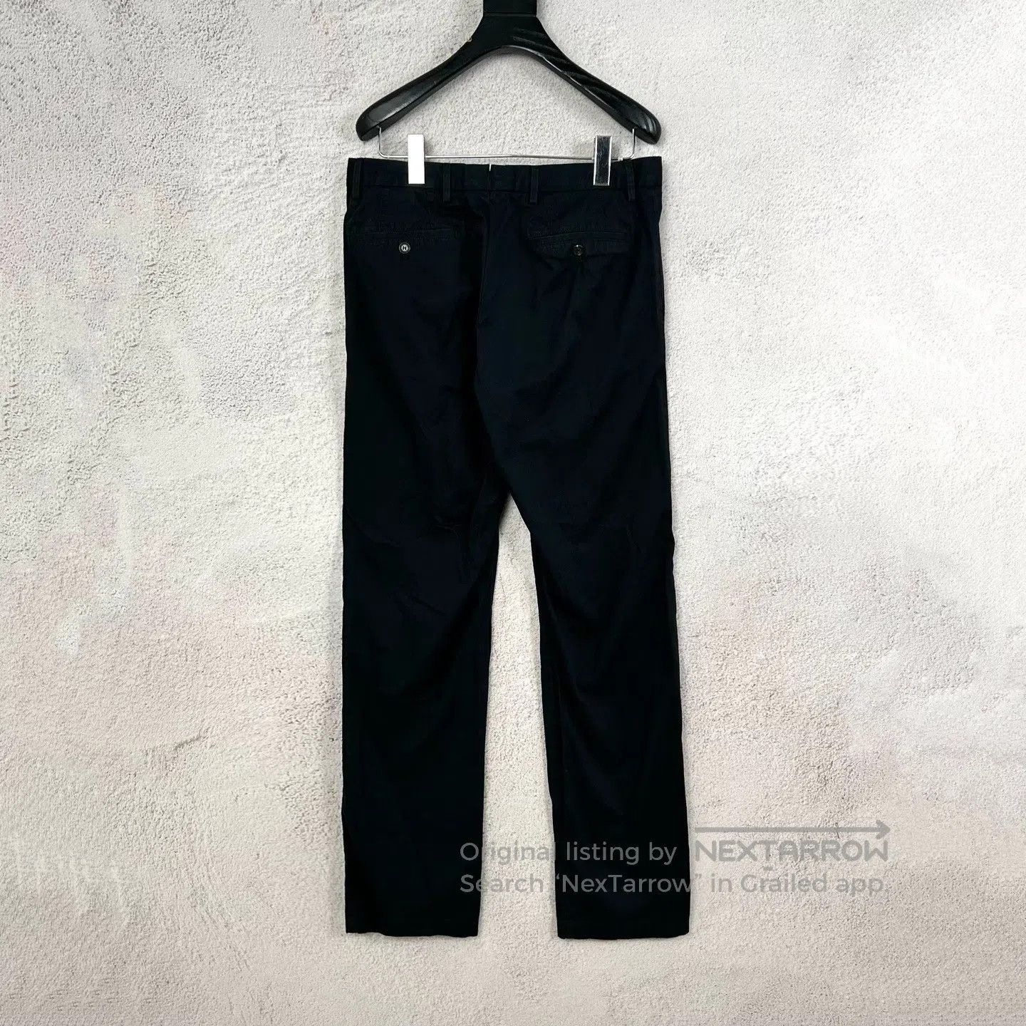 Burberry Burberry Black casual straight-leg long pants Size US 30 / EU 46 - 2 Thumbnail