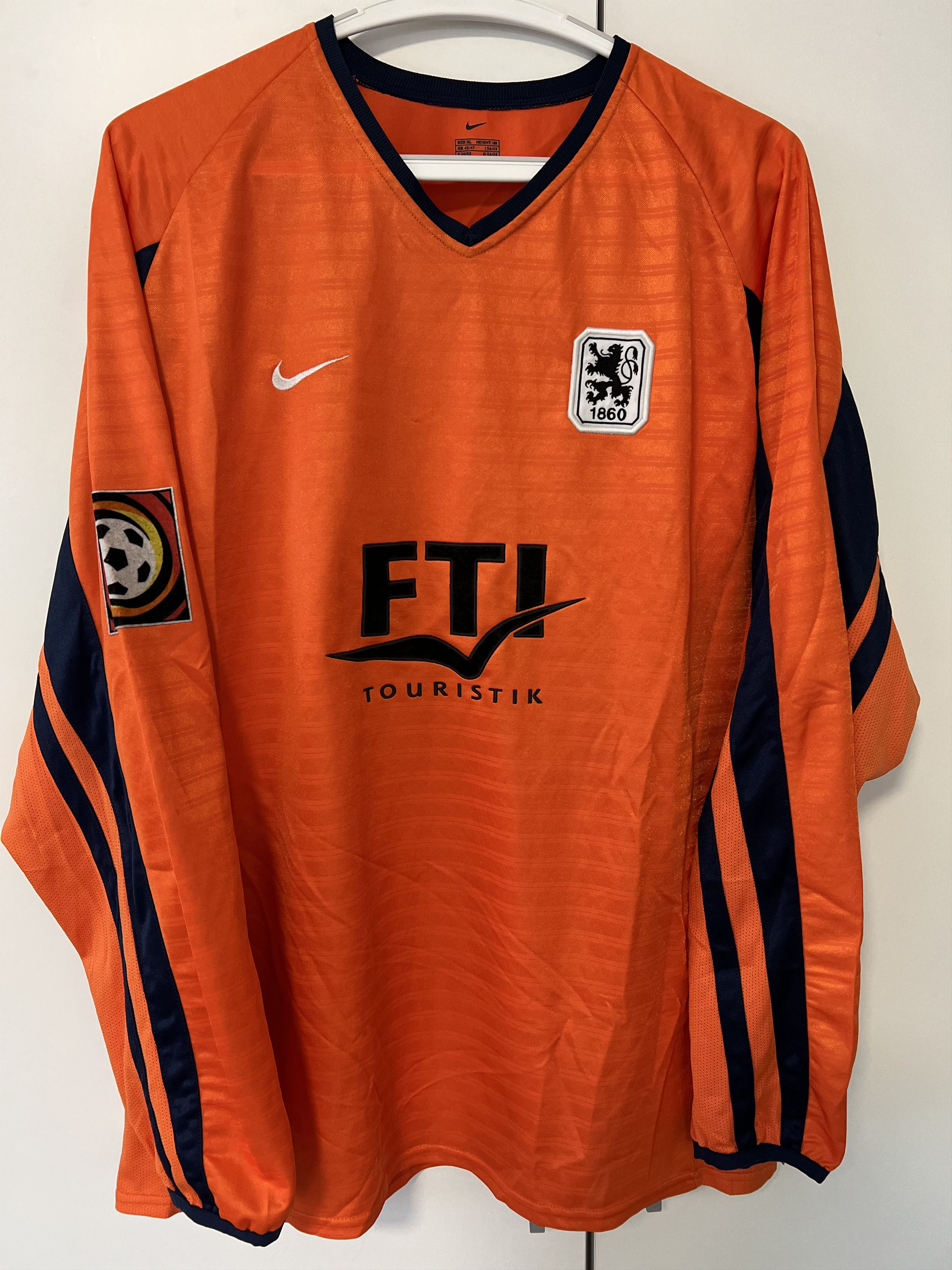 Nike 2001-02 1860 Munich Munchen Away football jersey shirt Size US XL / EU 56 / 4 - 3 Thumbnail