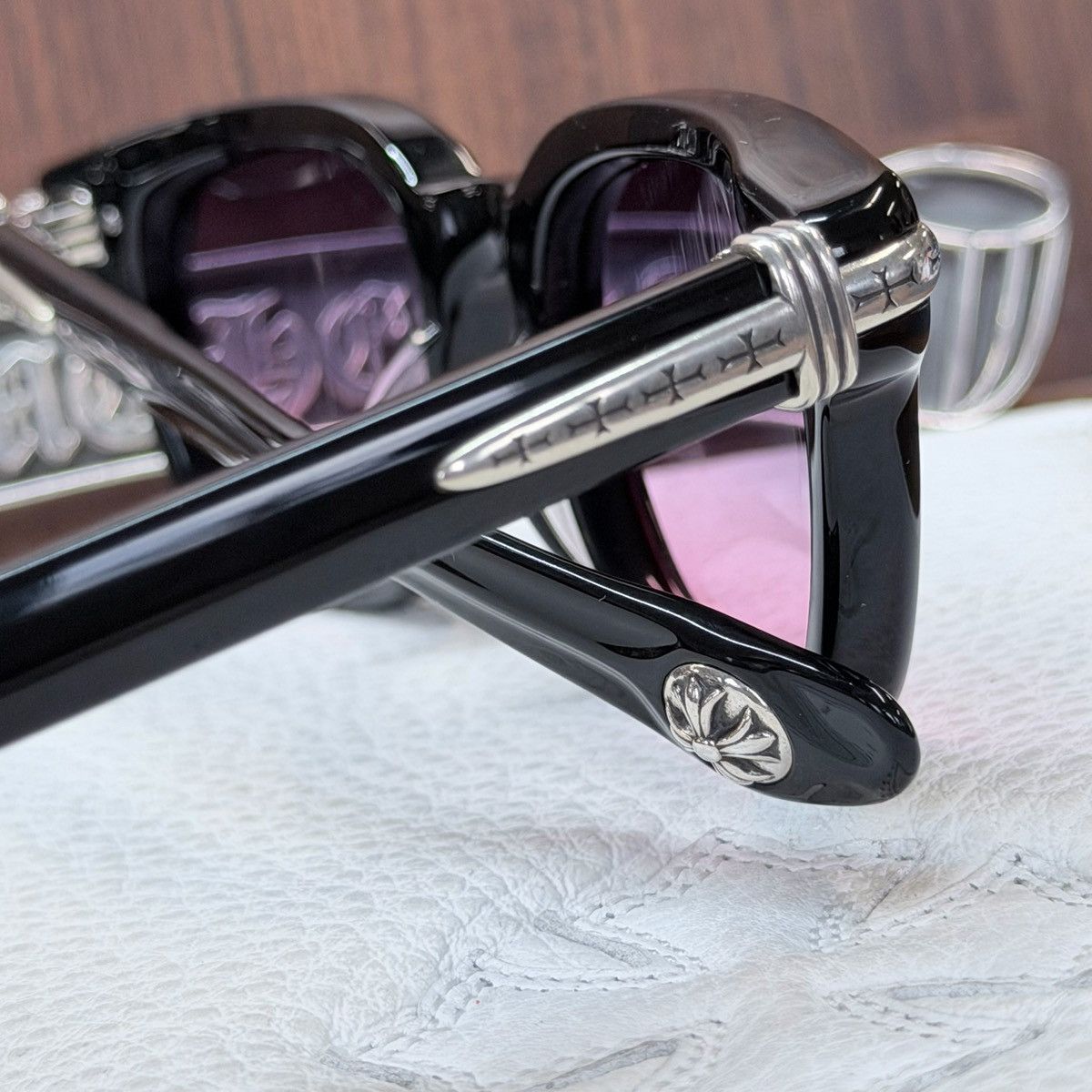 Chrome Hearts Chrome Hearts DRIPPIN 1/1 Sunglasses Size ONE SIZE - 11 Thumbnail